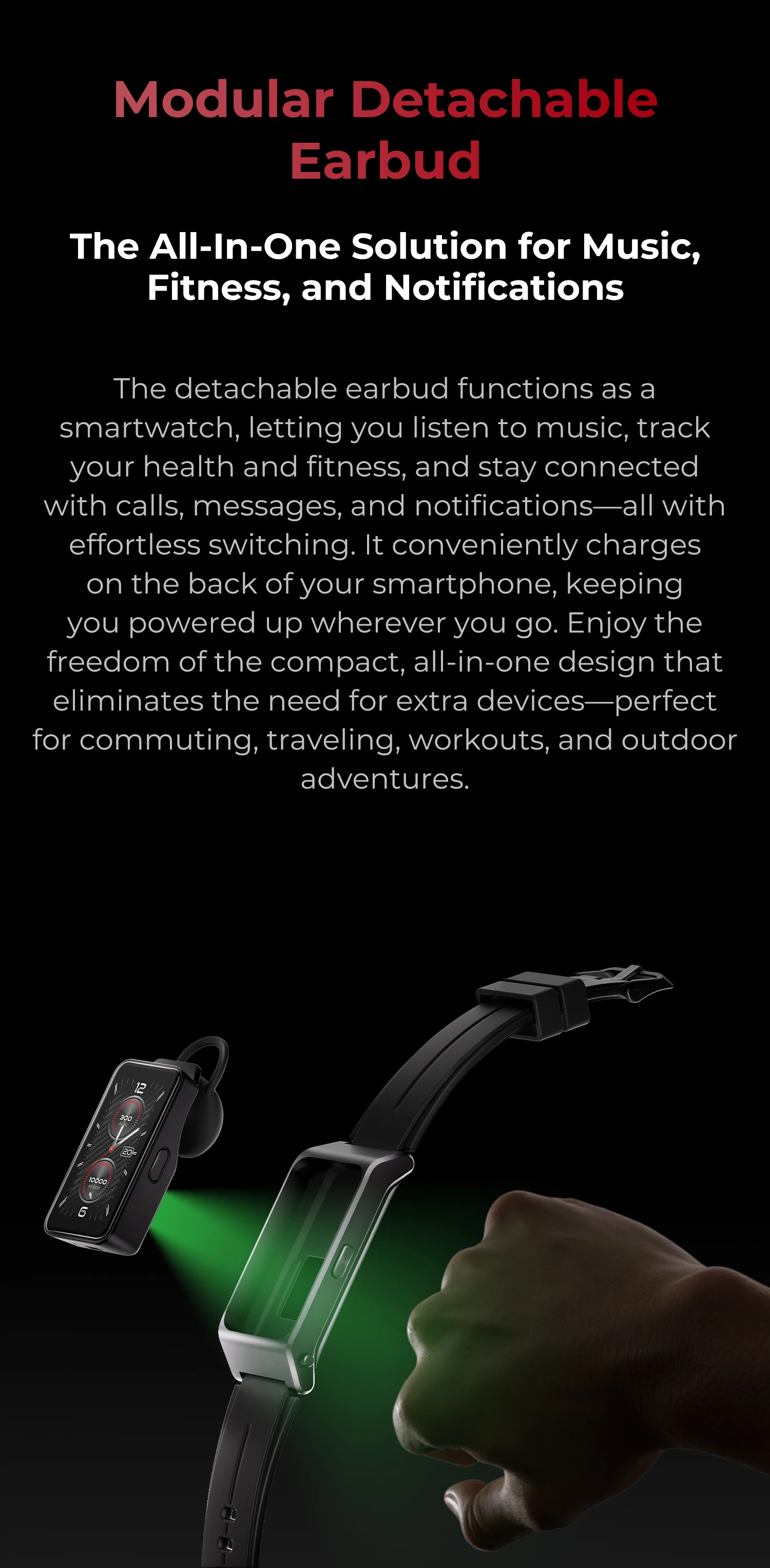 Oukitel WP300 Rugged Phone 16000mAh 36GB(12+24)GB+512GB Modular Detachable Earbud/camping Light 6.78' FHD 120Hz 108MP Cell Phone