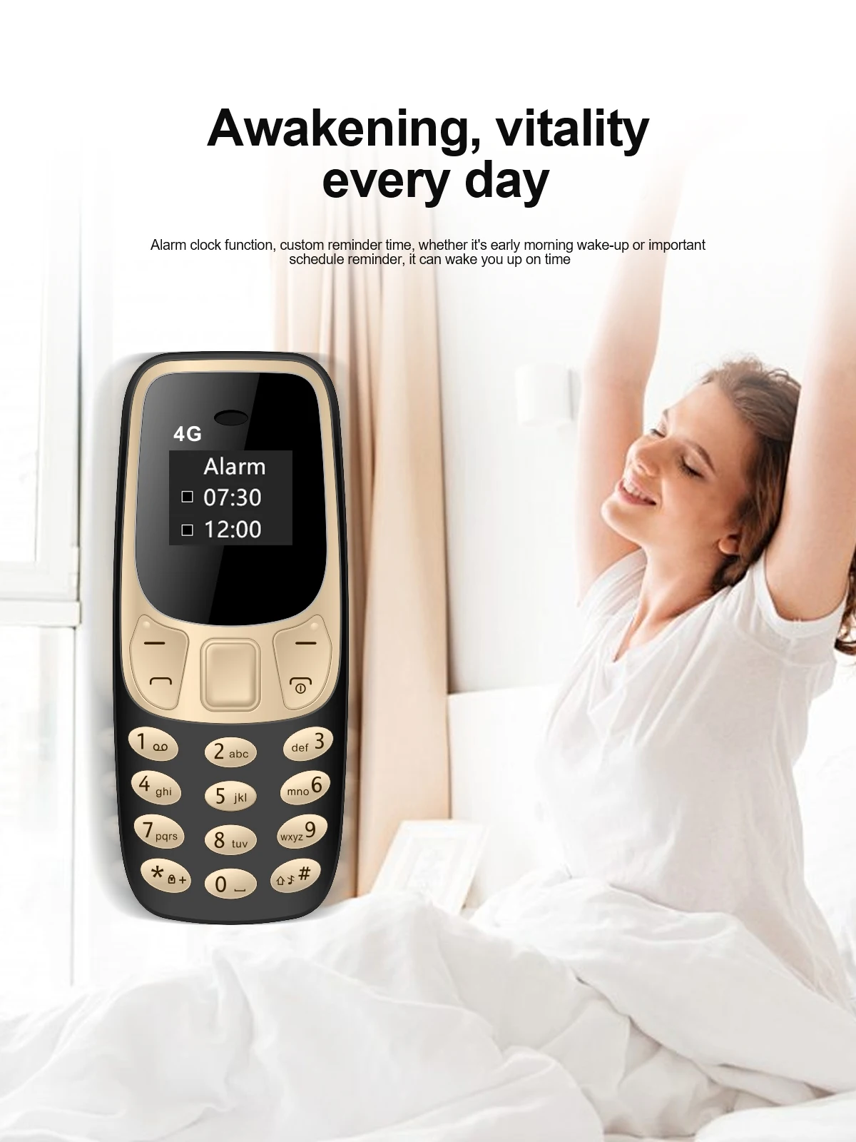 SERVO BM10 Super Mini Mobile Phone 4G LTE Dual SIM Standby Speed Dial Call Recording Blacklist MP3 Player Small Backup Cellphone