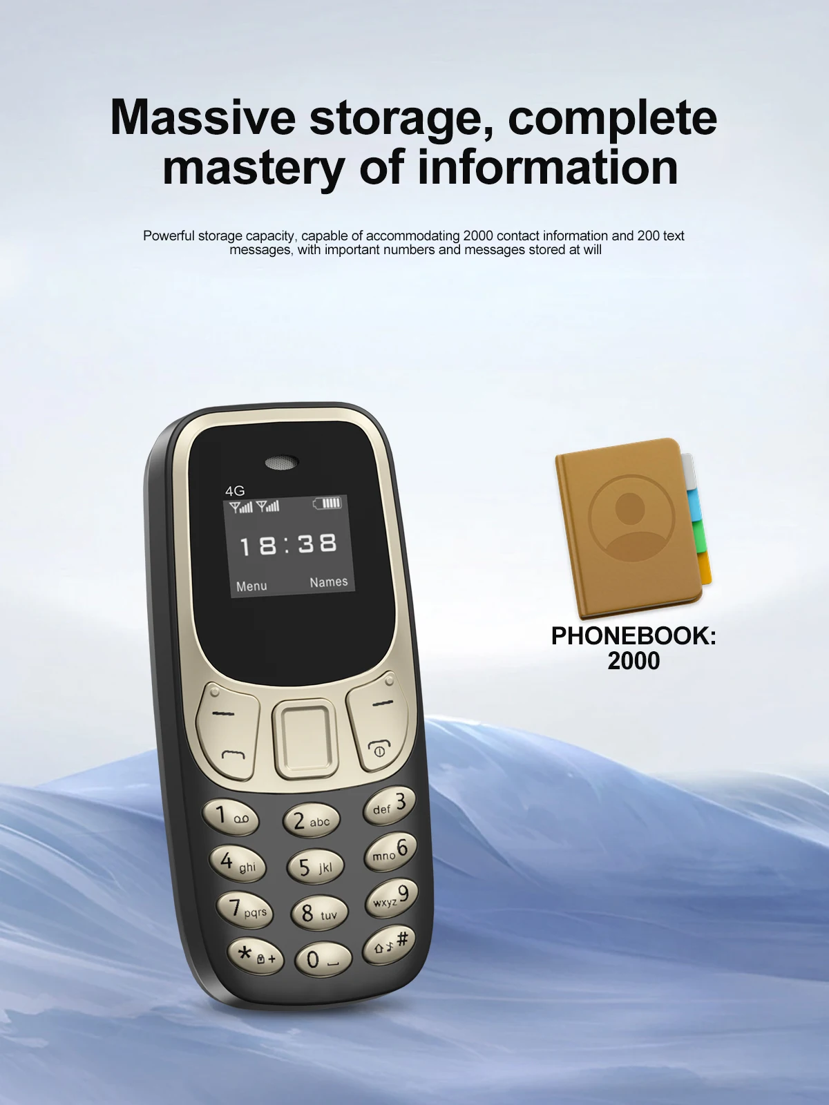 SERVO BM10 Super Mini Mobile Phone 4G LTE Dual SIM Standby Speed Dial Call Recording Blacklist MP3 Player Small Backup Cellphone