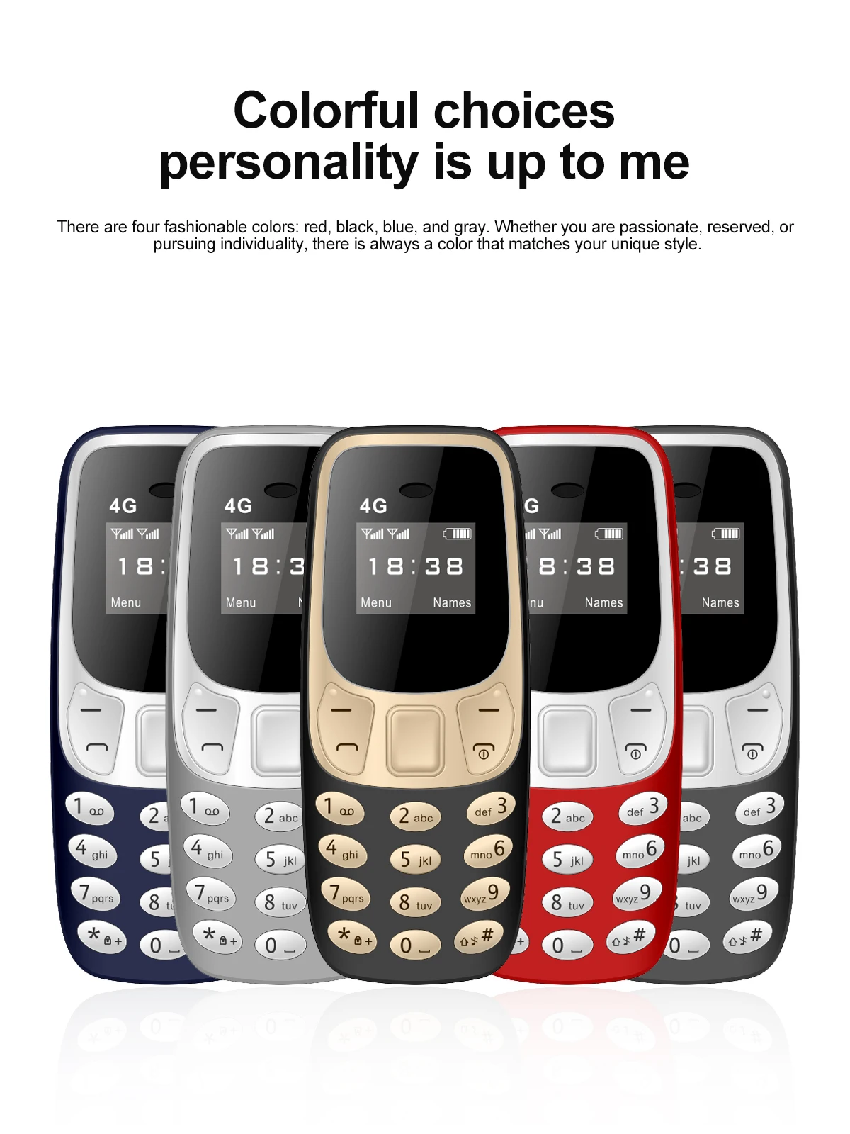 SERVO BM10 Super Mini Mobile Phone 4G LTE Dual SIM Standby Speed Dial Call Recording Blacklist MP3 Player Small Backup Cellphone