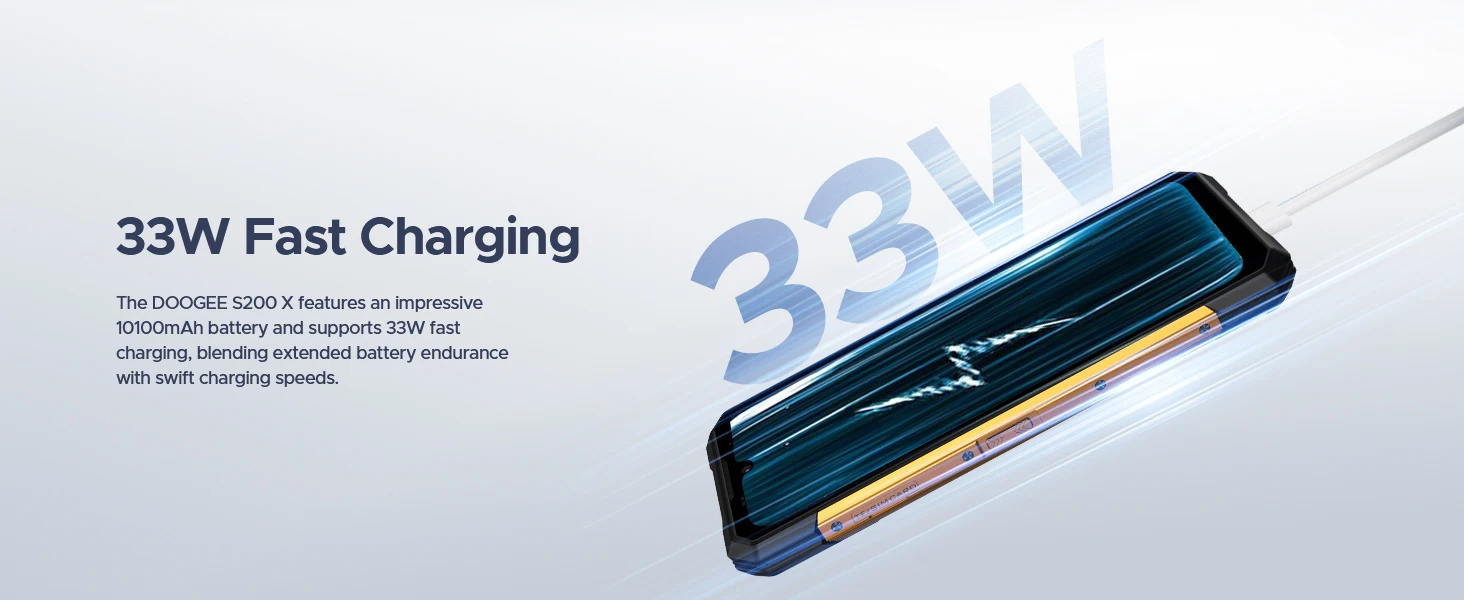 DOOGEE S200 X 5G Rugged Phone 32GB+512GB Smartphone 6.72” FHD+120Hz IPS screen Dimensity 7050 10100mAh battery AI Mobile Phones