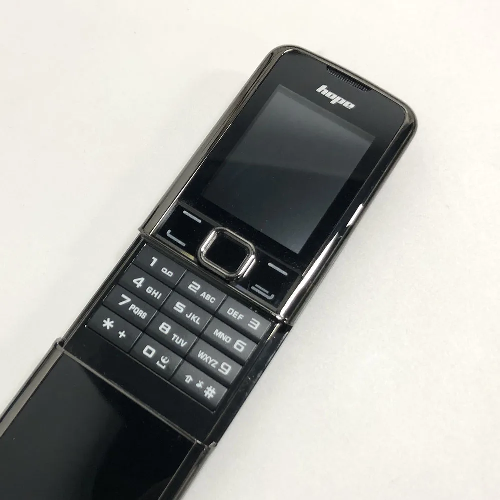 New Classic 8800 Slider Phone 2.4inches Screen 2G GSM Dual SIM Dual Standby Bluetooth Mobile Phone 240x320 Multi-language