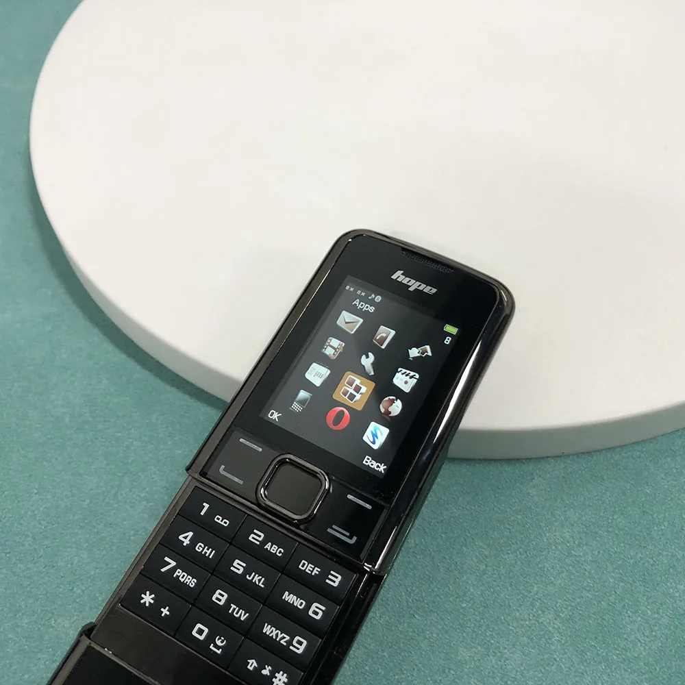 New Classic 8800 Slider Phone 2.4inches Screen 2G GSM Dual SIM Dual Standby Bluetooth Mobile Phone 240x320 Multi-language