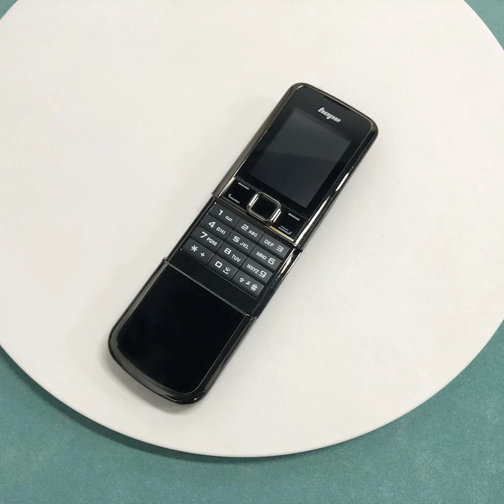 New Classic 8800 Slider Phone 2.4inches Screen 2G GSM Dual SIM Dual Standby Bluetooth Mobile Phone 240x320 Multi-language