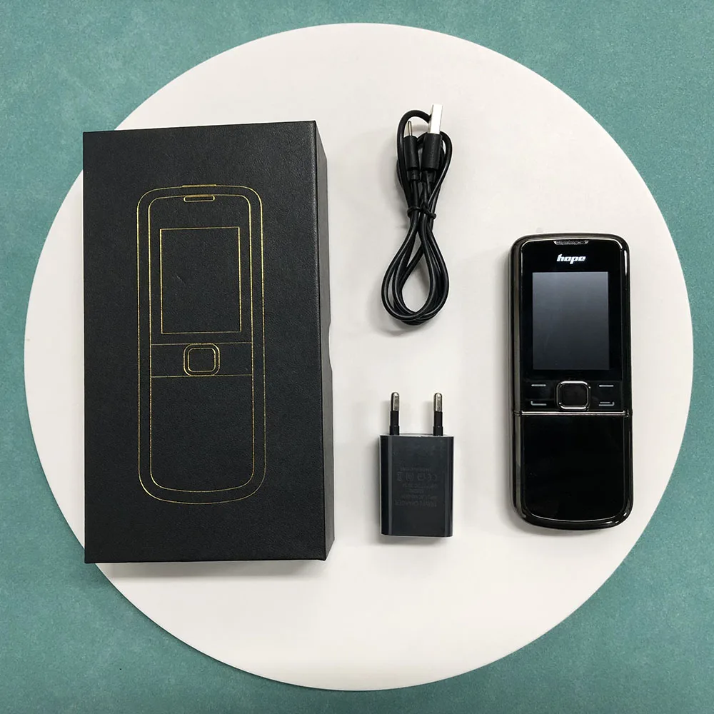 New Classic 8800 Slider Phone 2.4inches Screen 2G GSM Dual SIM Dual Standby Bluetooth Mobile Phone 240x320 Multi-language