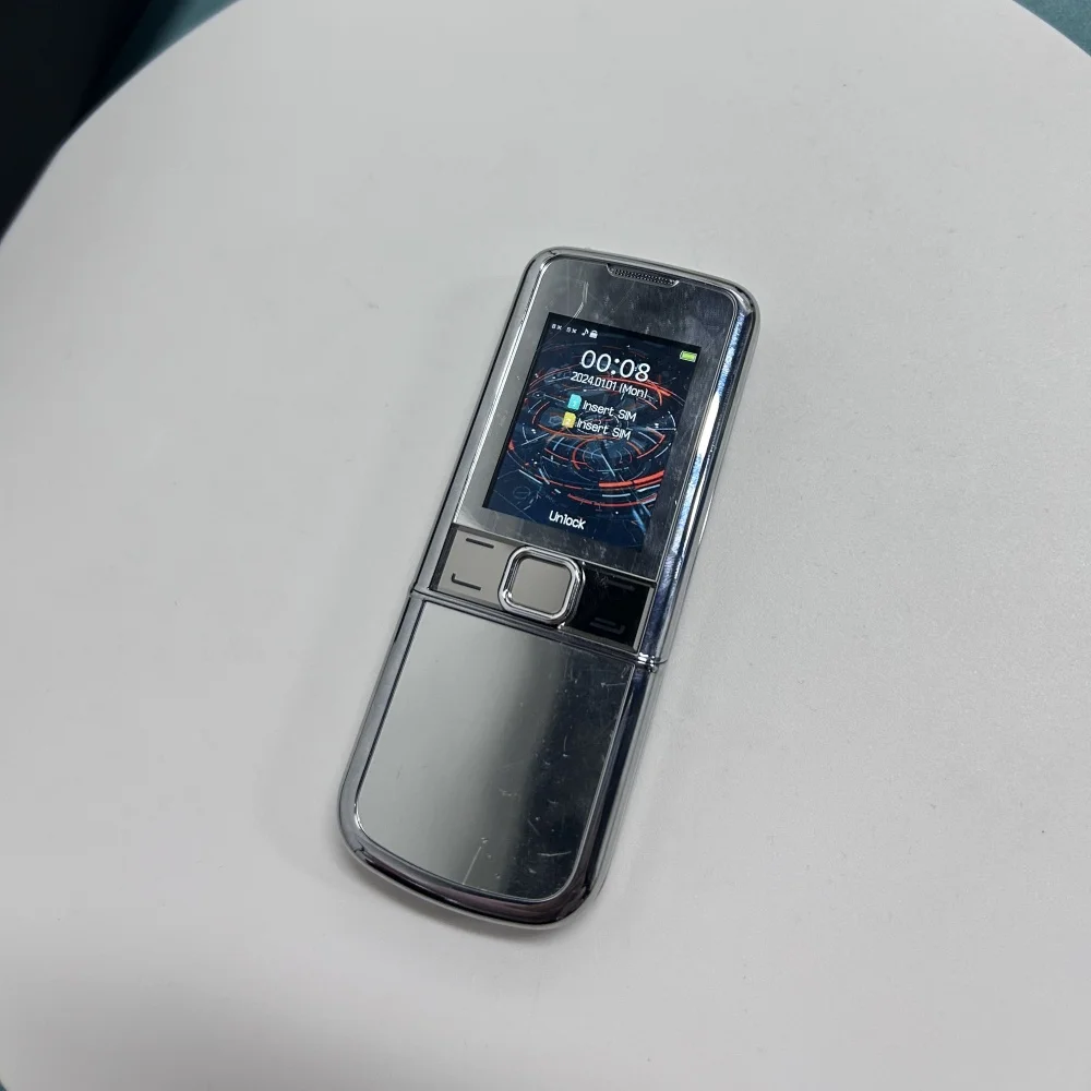 New Classic 8800 Slider Phone 2.4inches Screen 2G GSM Dual SIM Dual Standby Bluetooth Mobile Phone 240x320 Multi-language