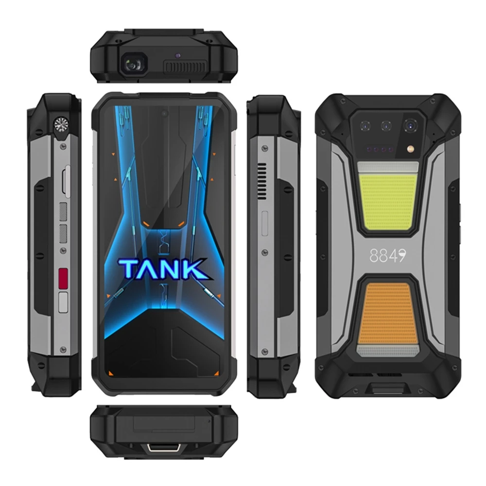 Unihertz 8849 Tank 2 Pro Rugged Phone 12GB+512GB Night Vision 6.79 "FHD Android 14 23800mAh 4G Smartphone