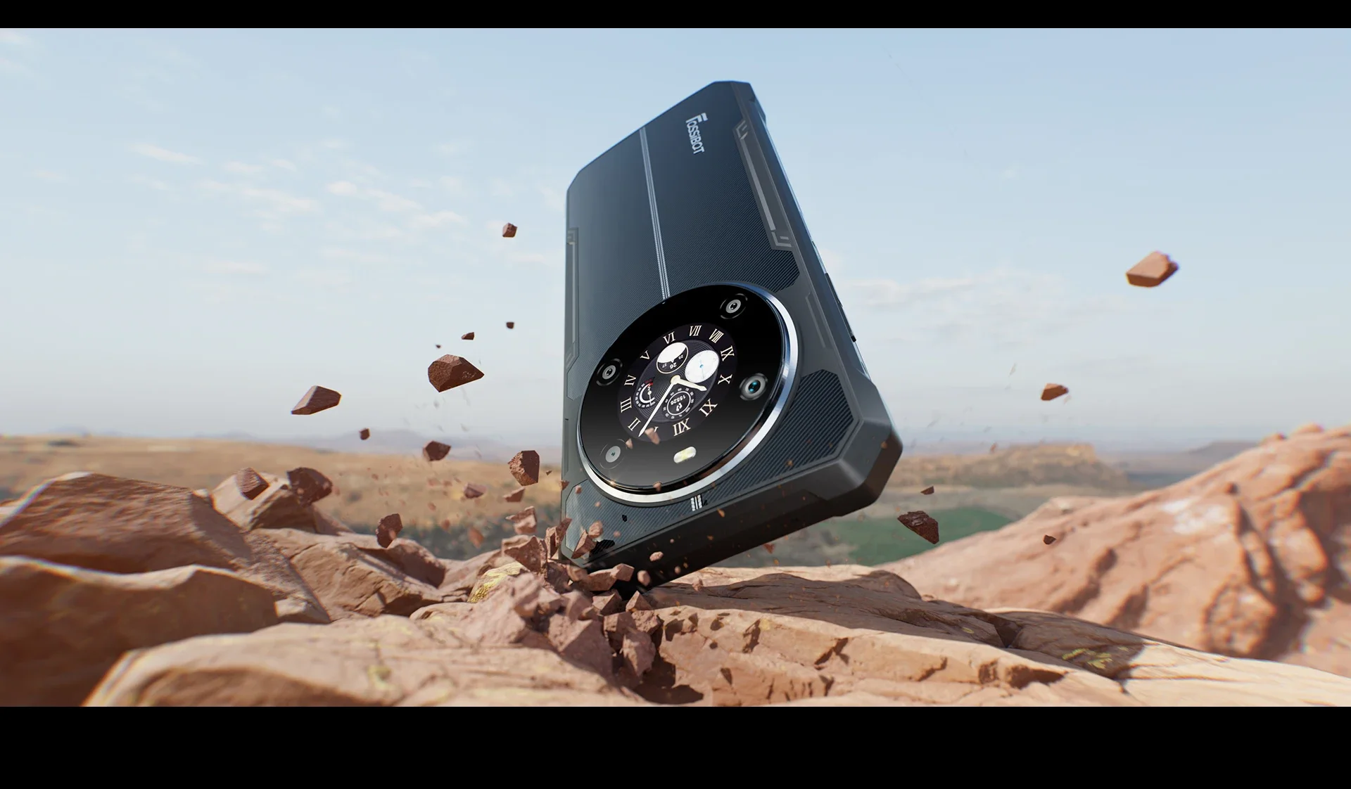 Fossibot [F109] 5G Rugged Phone 24GB(8+16) 256GB 10600mAh 6.745" Android 14 NFC 50MP Camra Dual Screen Face ID Smartphone