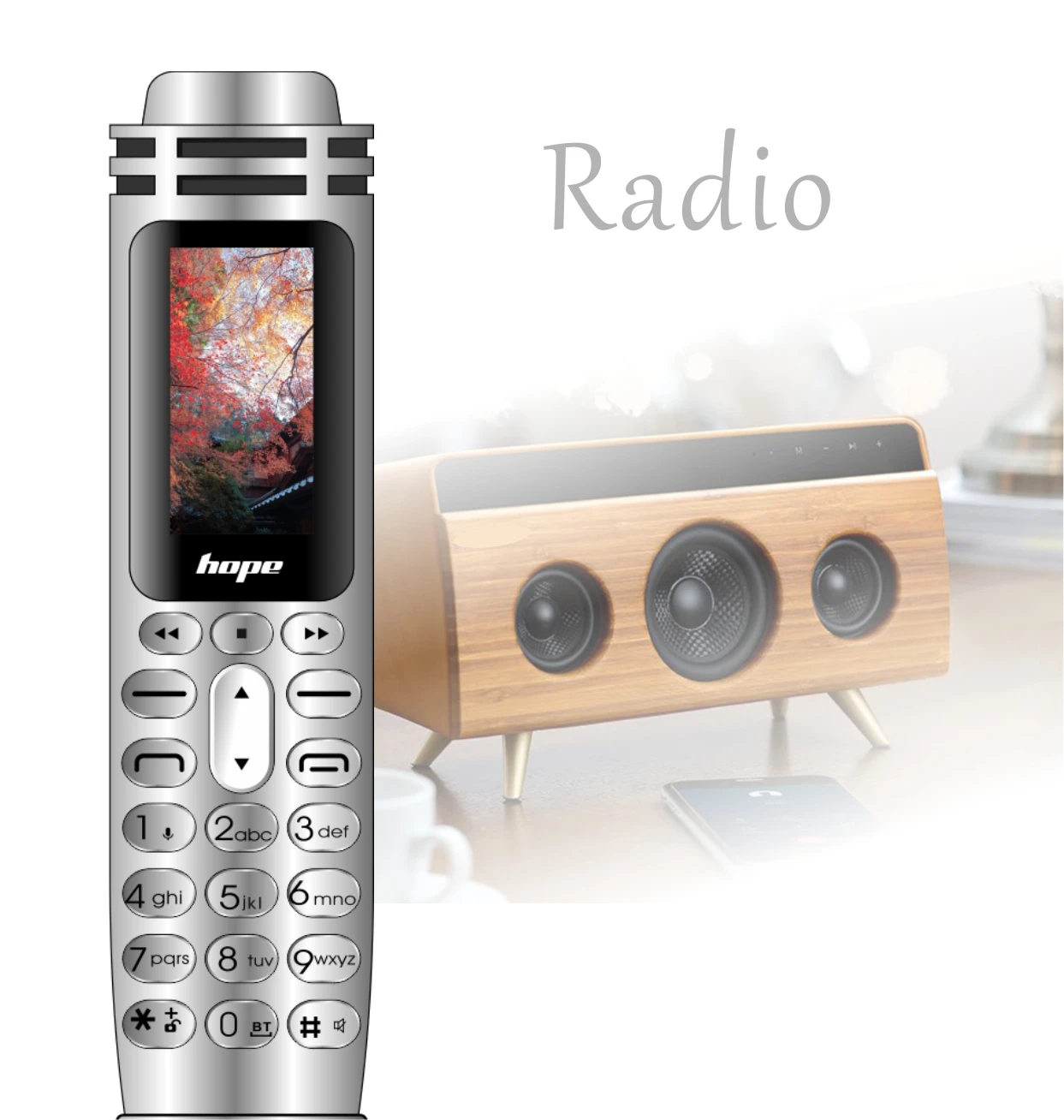 UNIWA AK007 0.96 " Pen Phone with Dual SIM 2G GSM CellPhone BT V3.0 Screen Mobile Phone Dialer Magic Voice MP3 FM Voice Recorder