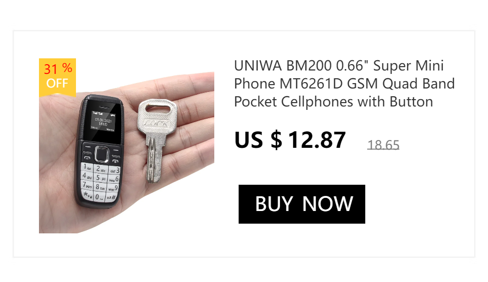 UNIWA AK007 0.96 " Pen Phone with Dual SIM 2G GSM CellPhone BT V3.0 Screen Mobile Phone Dialer Magic Voice MP3 FM Voice Recorder