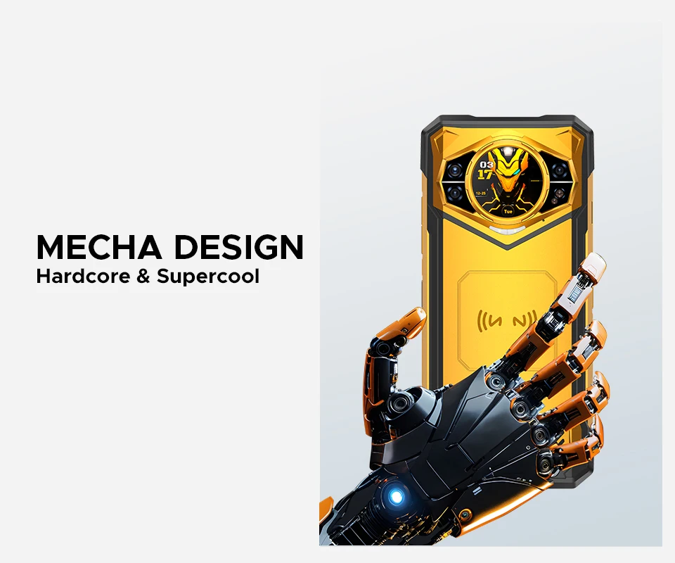 World Premiere DOOGEE S200 X 5G 12GB 512GB Rugged Phone MTK Dimensity 7050 10100mAh battery 33W 6.72” FHD+120Hz IPS screen