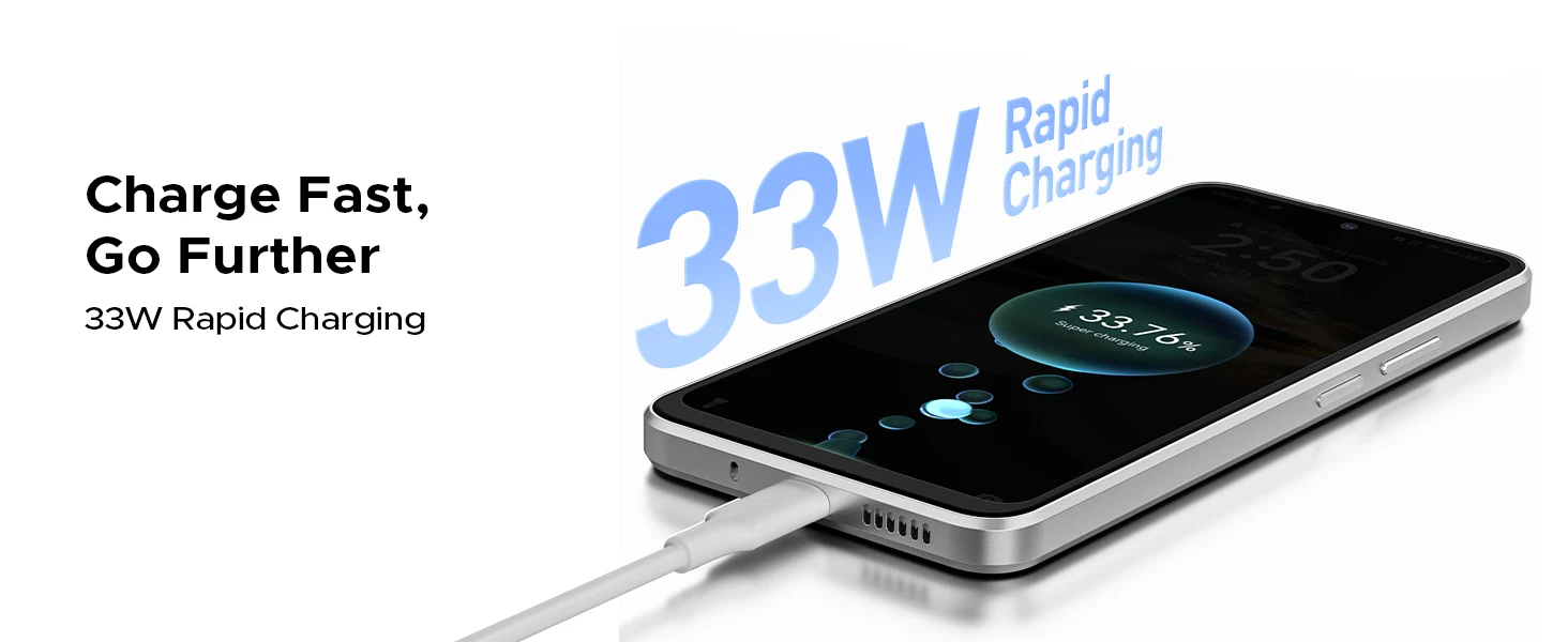 DOOGEE B10 Pro Smartphone 64GB+256GB 6.63” FHD 120Hz Display IP68 Helio G100 7600mAh Battery 64MP Camera Android 16 NFC