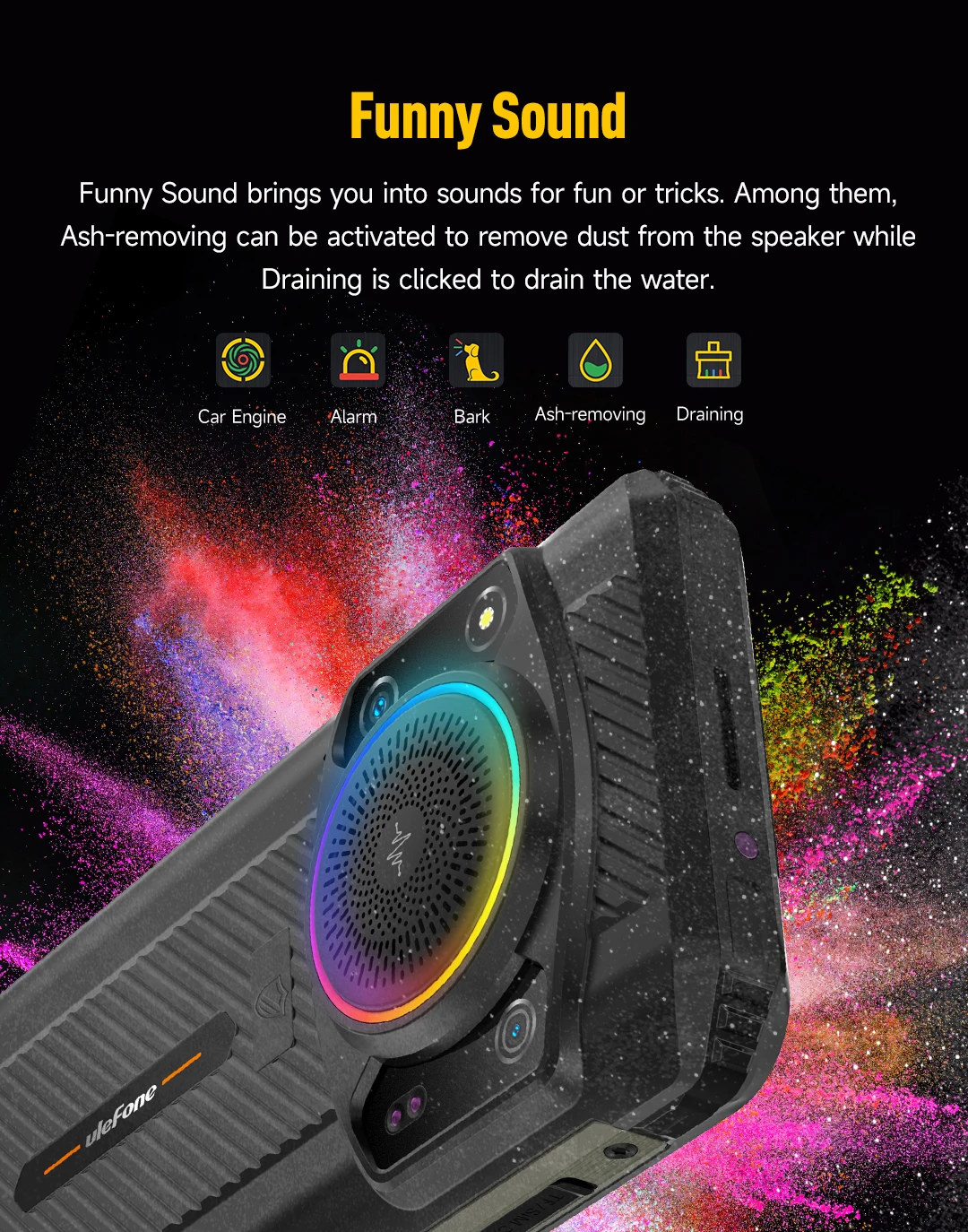 Ulefone Armor 21 Rugged Phone 16GB RAM 256GB ROM Smartphone Android 15 G99 Mobile Phone 64MP 9600mAh 4G Cellular Global Version