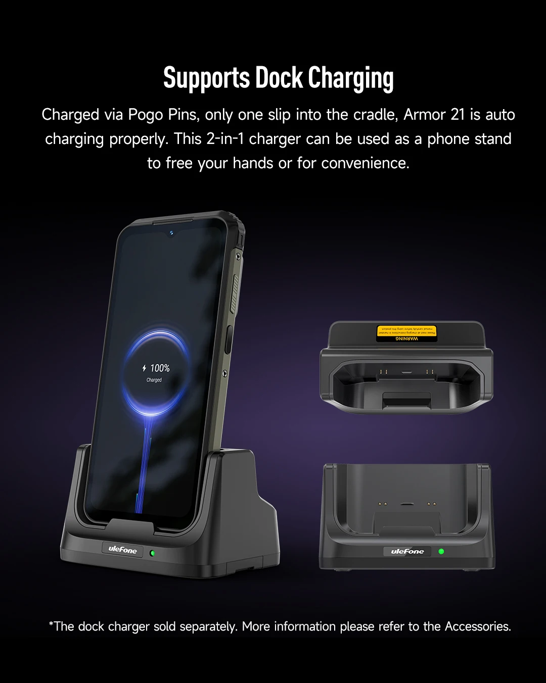 Ulefone Armor 21 Rugged Phone 16GB RAM 256GB ROM Smartphone Android 15 G99 Mobile Phone 64MP 9600mAh 4G Cellular Global Version