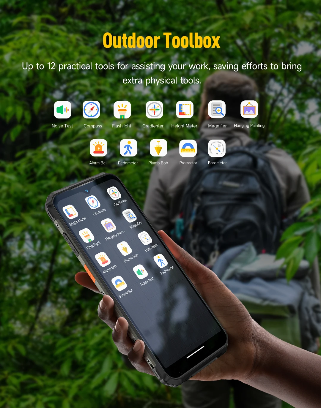 Ulefone Armor 21 Rugged Phone 16GB RAM 256GB ROM Smartphone Android 15 G99 Mobile Phone 64MP 9600mAh 4G Cellular Global Version