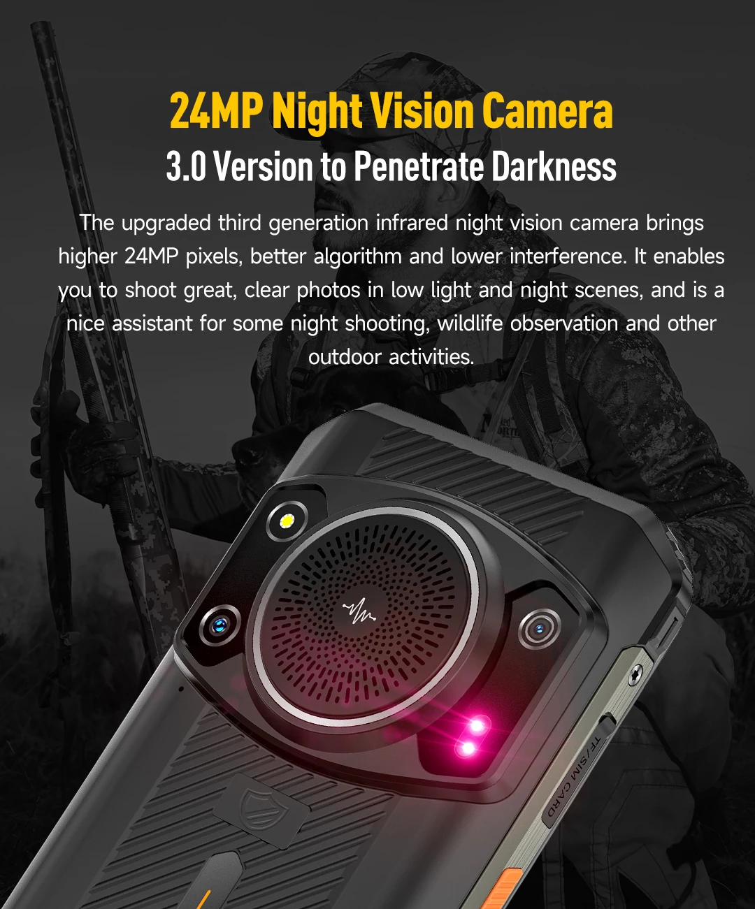 Ulefone Armor 21 Rugged Phone 16GB RAM 256GB ROM Smartphone Android 15 G99 Mobile Phone 64MP 9600mAh 4G Cellular Global Version