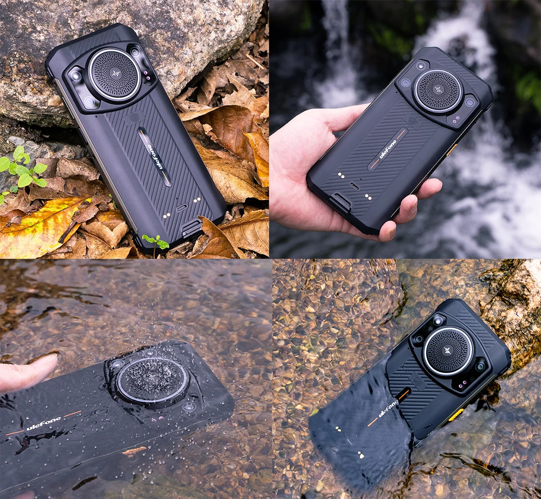 Ulefone Armor 21 Rugged Phone 16GB RAM 256GB ROM Smartphone Android 15 G99 Mobile Phone 64MP 9600mAh 4G Cellular Global Version