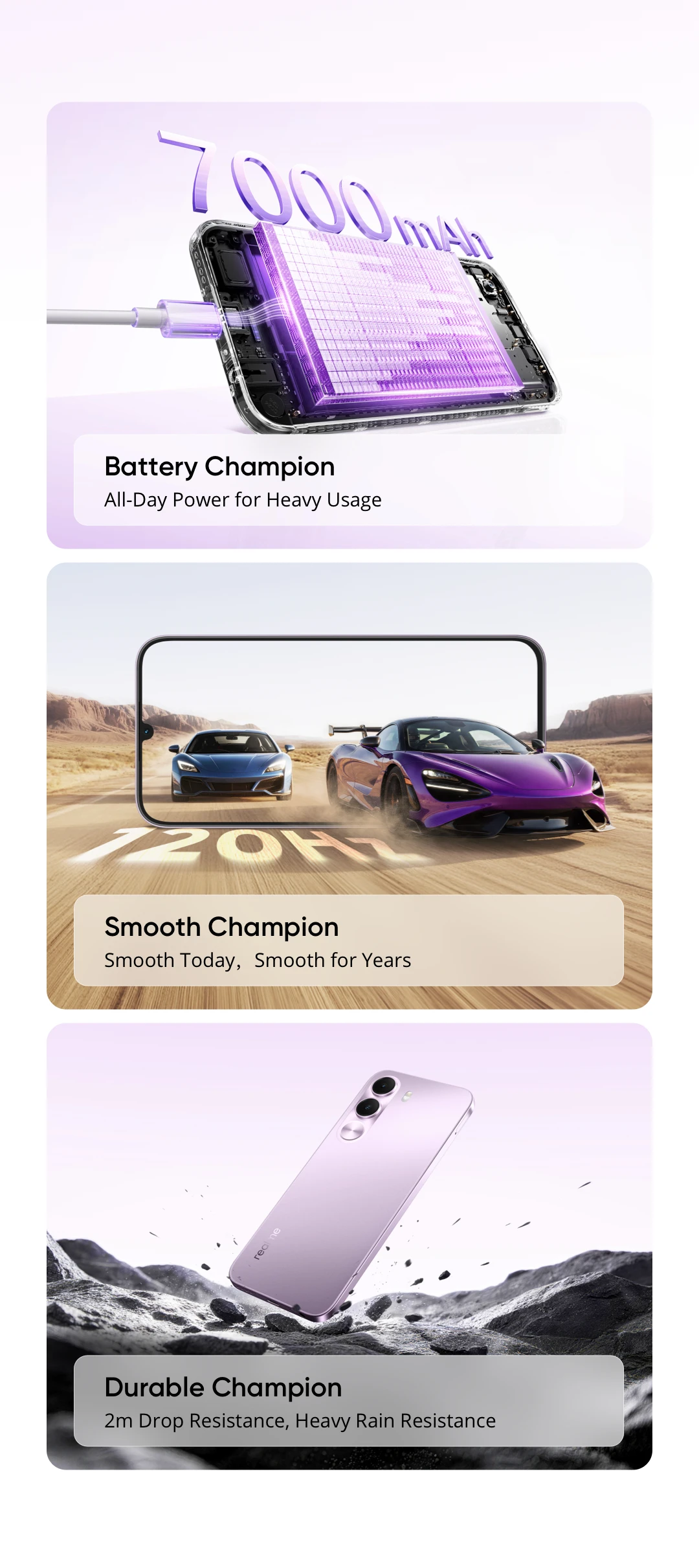[Fast Shipping] realme C100i Smartphone 7000mAh Battery 15W Charge 6.8" 120Hz LCD Display IP64 NFC UNISOC T7250 Chipset