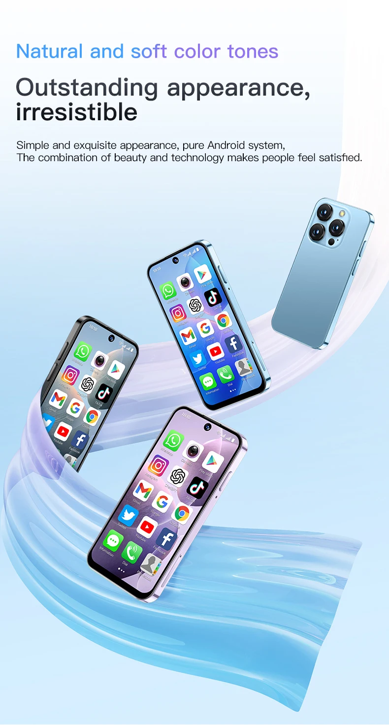 SOYES XS19 Mini Smartphone 3.88in 2GB RAM 16GB ROM Android10.0 With Facial Recognition Dual SIM Standby 3G Network Small Phone