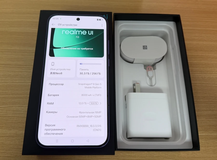 Unlocked New realme Neo 8 Mobile Phone 6.78'' 165Hz AMOLED Screen 8000mAh Battery 80W SuperCharge 50MP Main Camera Google Play