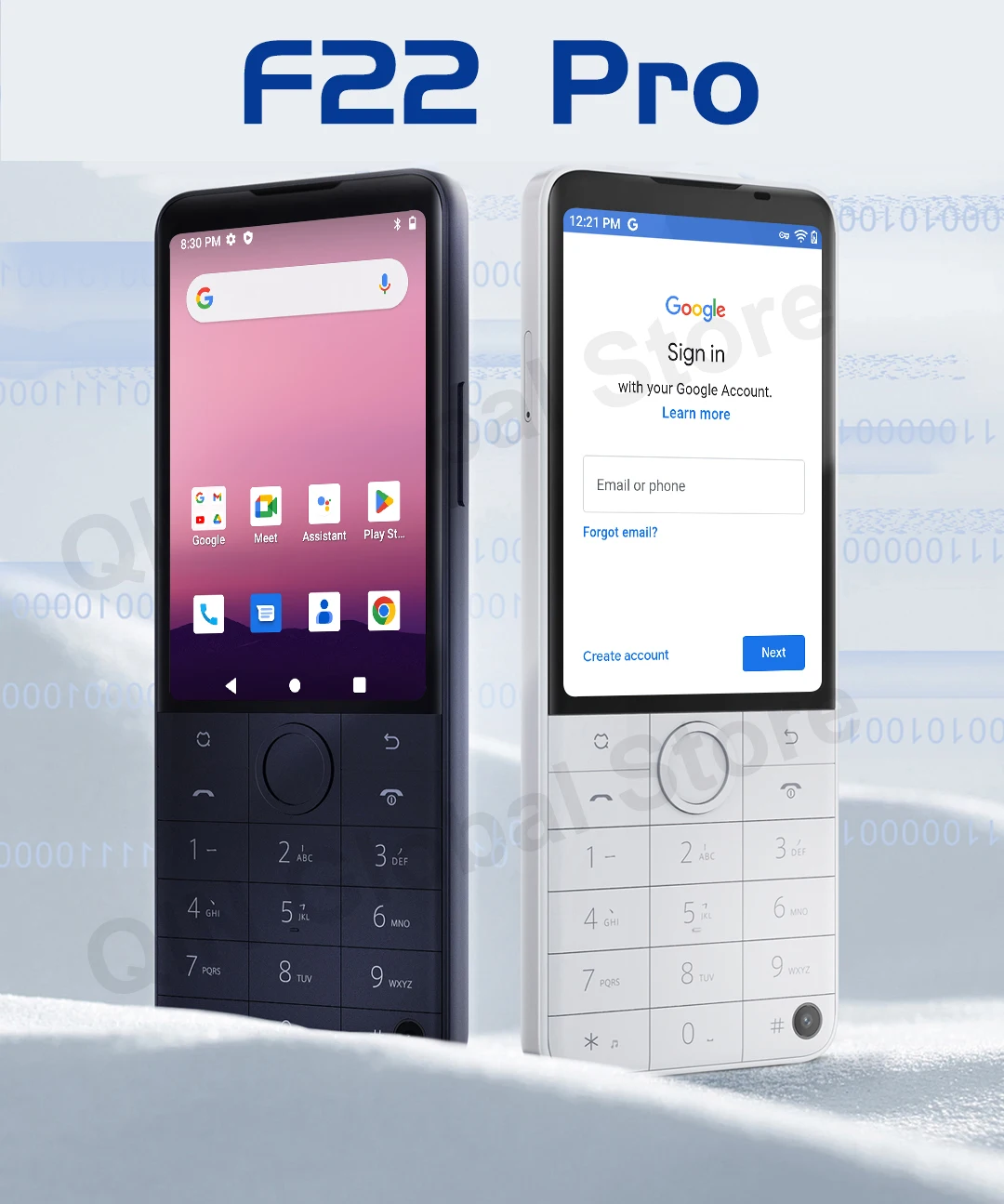 Qin F22 Pro MTK Helio G85 Duoqin Wifi 3.54 Inch 4GB/6GB 64GB Octa Core Bluetooth 5.0 640*960 Touch screen Google Global Phone