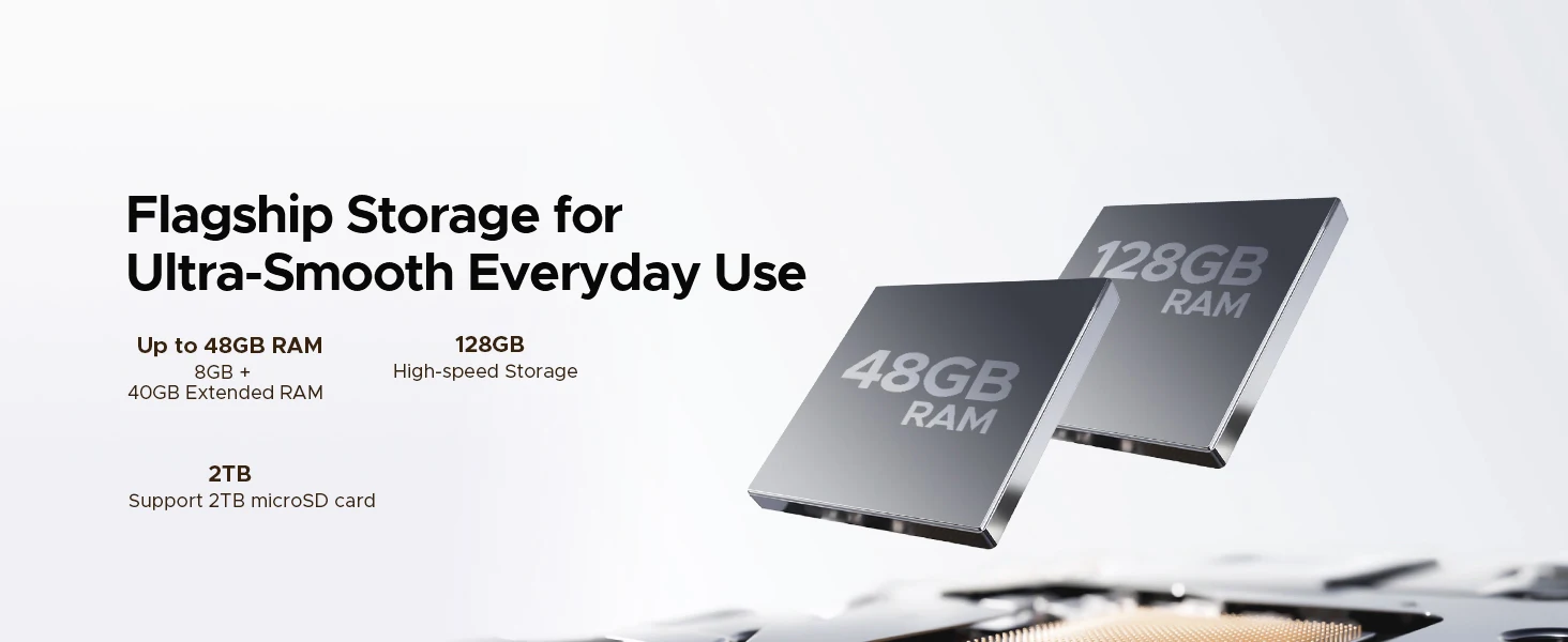 DOOGEE Blade10 Power Rugged Phone 48GB+128GB 6.6” HD+ Display 10300mAh Large Battery 50MP Camera Unisoc T7250 NFC Android 16 Smartphone