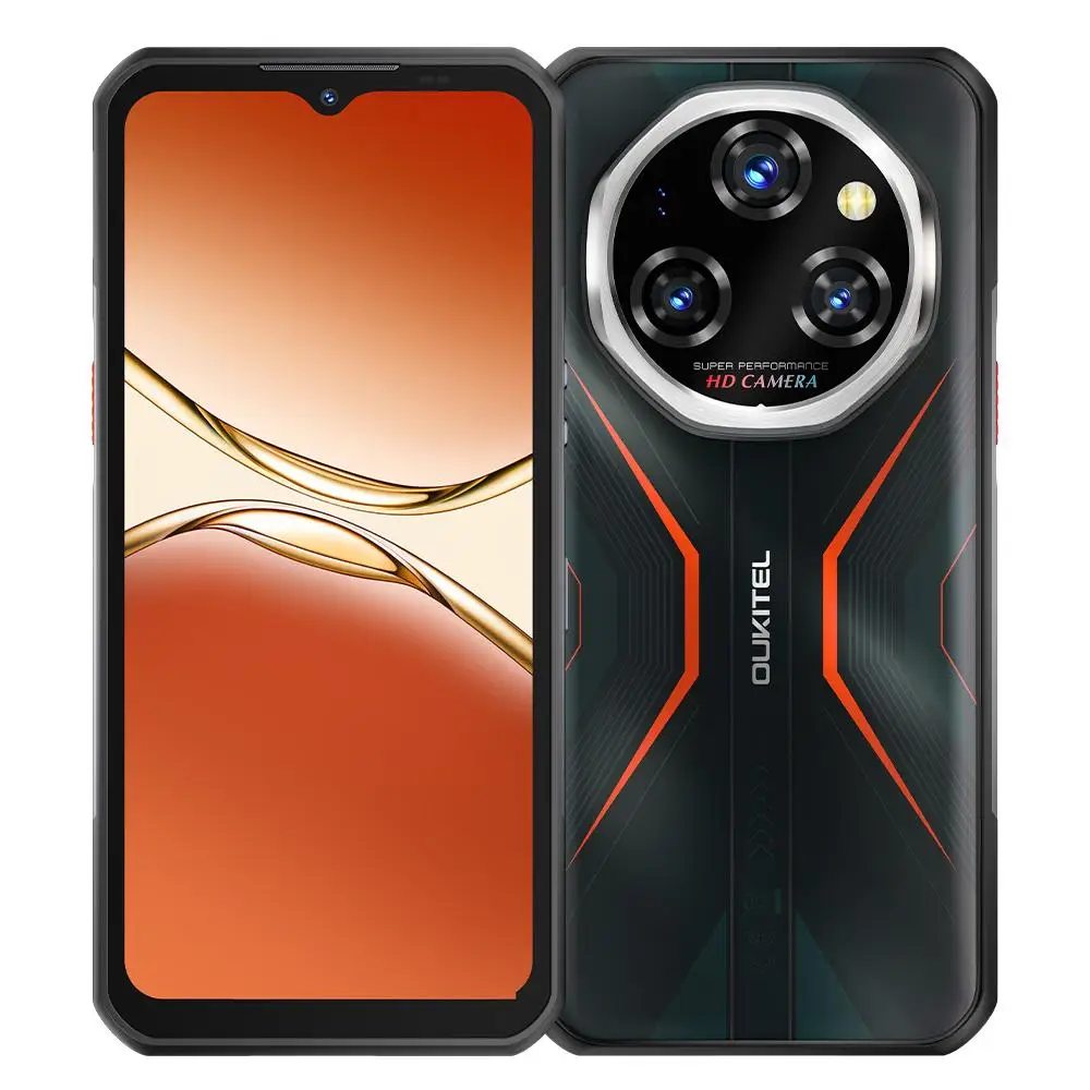 Oukitel WP55 Pro 5G Rugged Phone 16GB+512GB 108MP Camera 11000mAh 33W Android 15 MediaTek Dimensity 7025 NFC 6.6" Smartphone