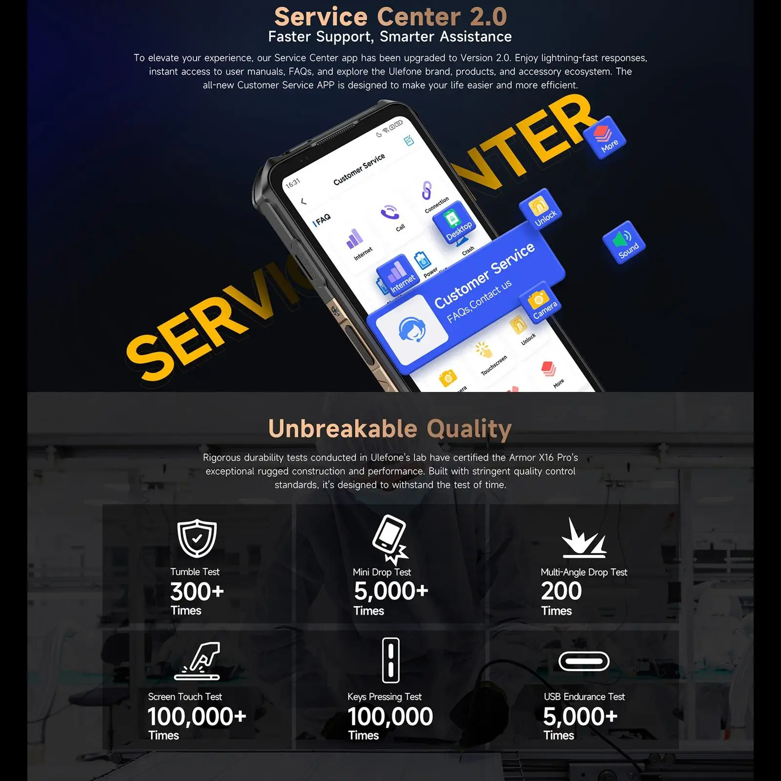 Ulefone Armor X16 Pro 5G Rugged Phone 8GB+256GB 120Hz Glare Flashlight 6.56” Android 15 MTK 6300 NFC 10360mAh Battery Smartphon