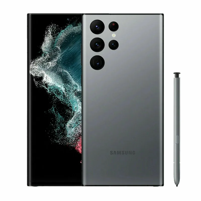 C Samsung Galaxy S22 Ultra 5G S908U S22U 6.8" ROM 128GB/256/512GB RAM 8GB/12GB Snapdragon 8 NFC S Pen Unlocked Smart Cell Phone