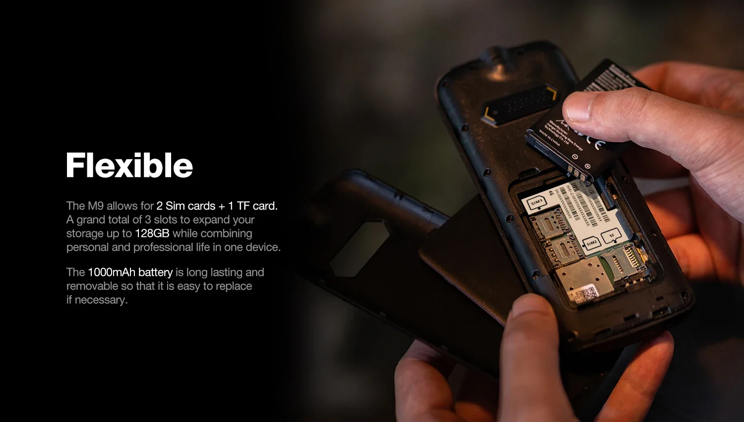 AGM M9 Rugged Phone 2G Russian or English keyboard GSM Cellphone2.4inch Screen Dual Sim Large Button Cheap Cellphone For Elderly