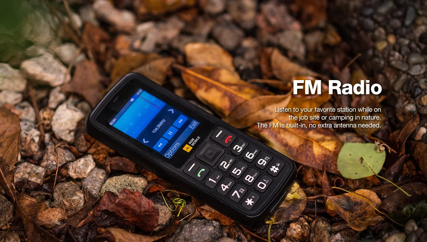 AGM M9 Rugged Phone 2G Russian or English keyboard GSM Cellphone2.4inch Screen Dual Sim Large Button Cheap Cellphone For Elderly