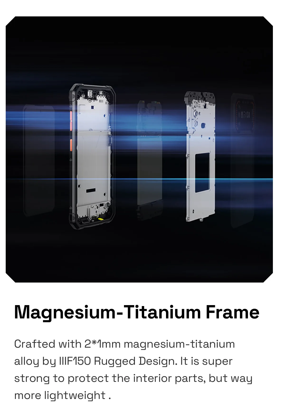 IIIF150 Air1 Rugged Phone Smartphone 5000mAh Battery 6.5" FHD+ Display 20MP Camera NFC IP68 IP69K 11.35MM Ultra-Thin Rugged