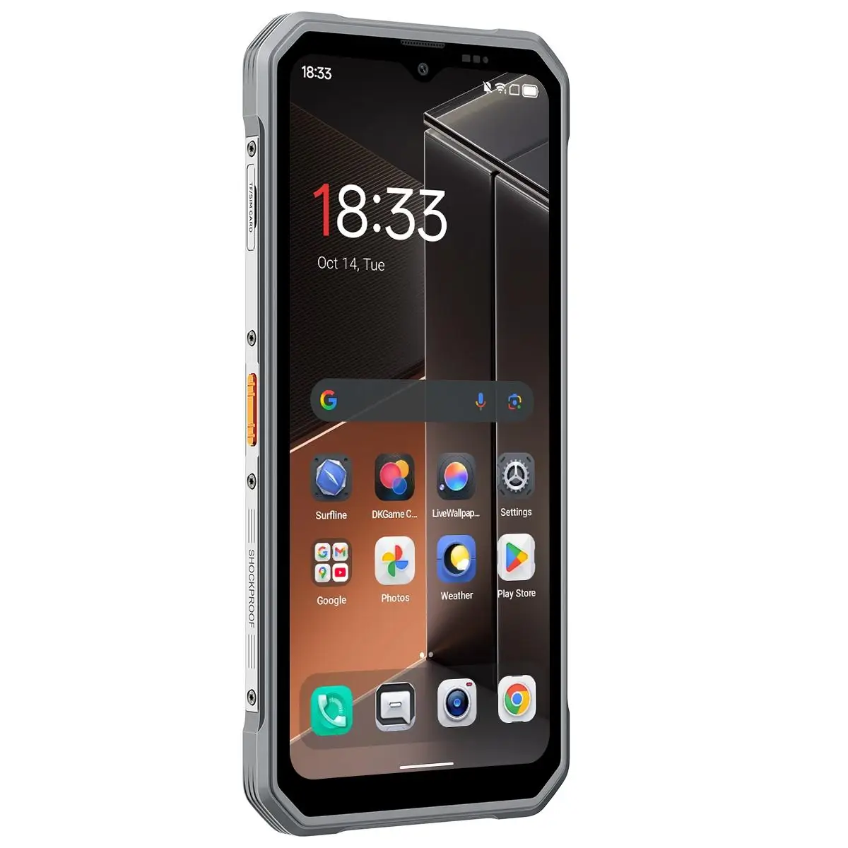Blackview FORT 2 Rugged Phone 8GB+256GB 6.56 inch Display Android 15 MediaTek Helio G81 Processor 5000mAh 4G OTG NFC Smartphone