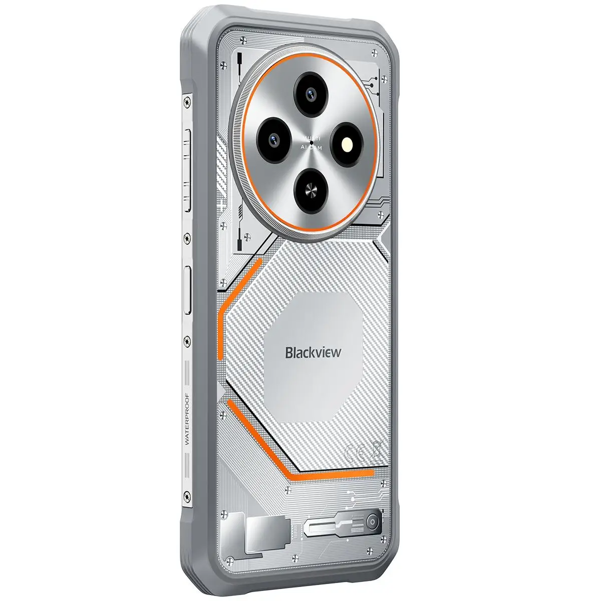 Blackview FORT 2 Rugged Phone 8GB+256GB 6.56 inch Display Android 15 MediaTek Helio G81 Processor 5000mAh 4G OTG NFC Smartphone