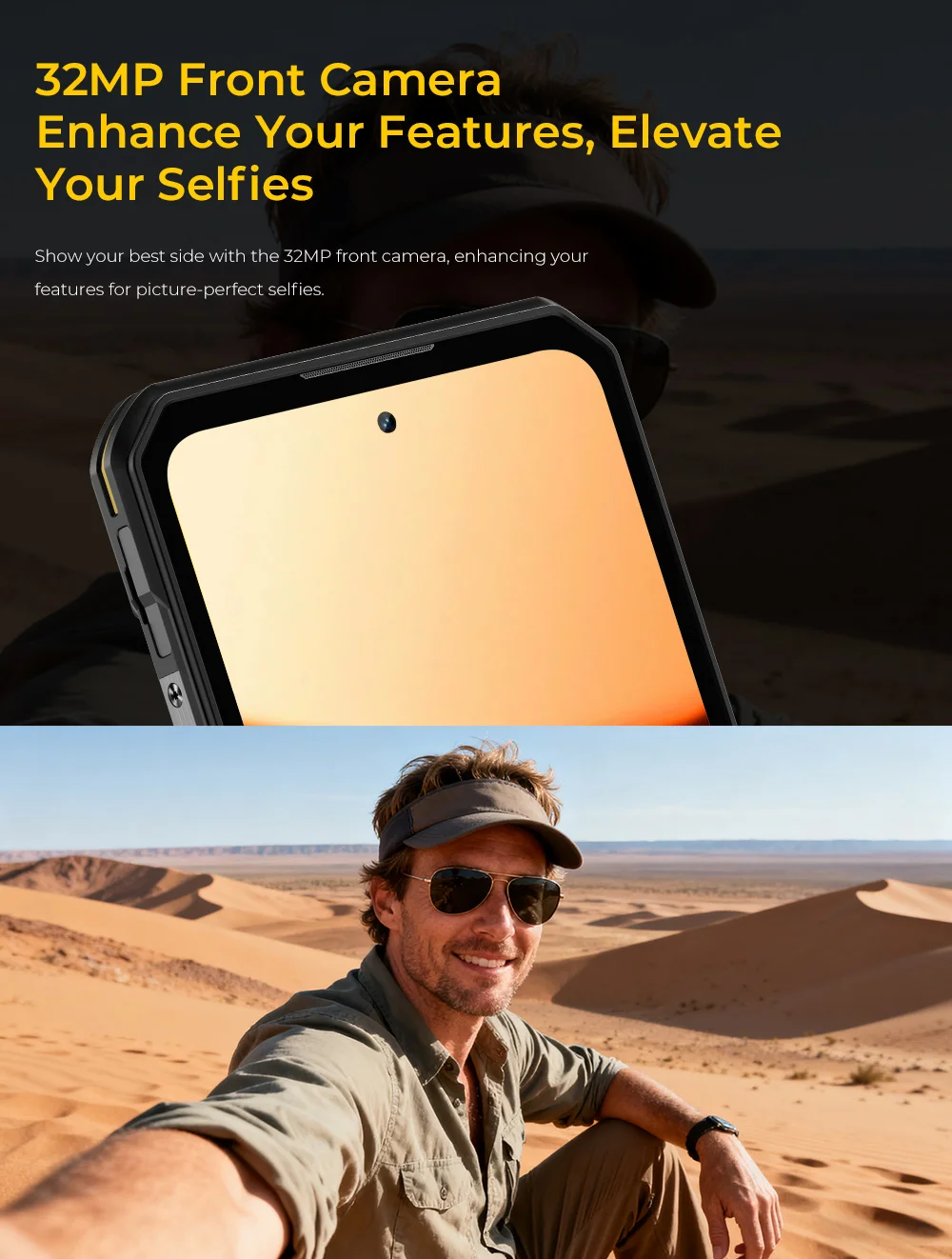 OUKITEL WP60 7.2” HD+ 120Hz Display Smartphone 36GB(12+24) RAM 512GB ROM MTK 7025 5G 10000mAh Rugged Phone 108MP Android 15 NFC