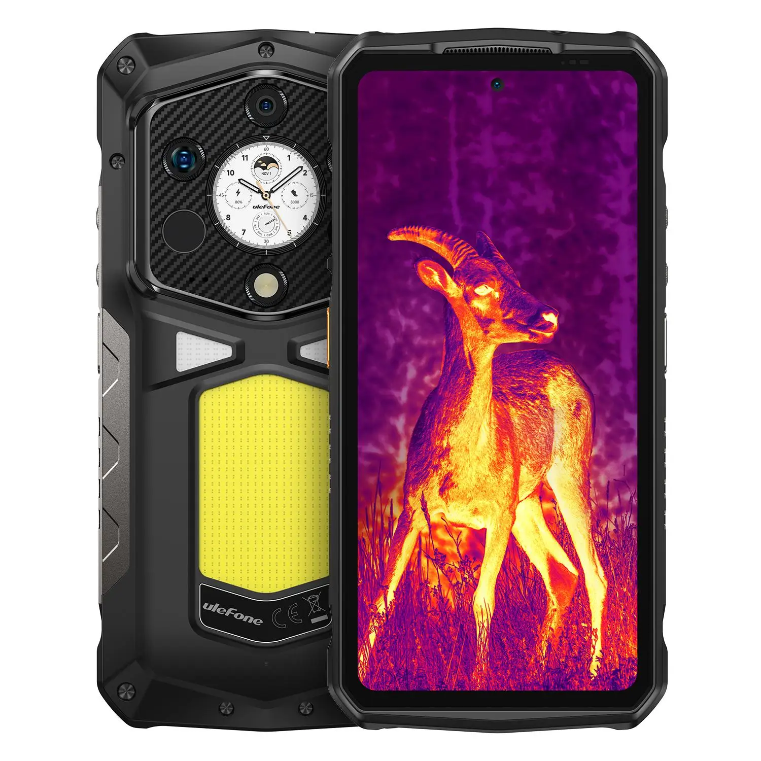 Ulefone Armor 29 Pro Thermal Version Rugged Phone, 16GB+512GB Night Vision 6.67'' Android15 MTk Dimensity 7400 5G NFC Smartphone