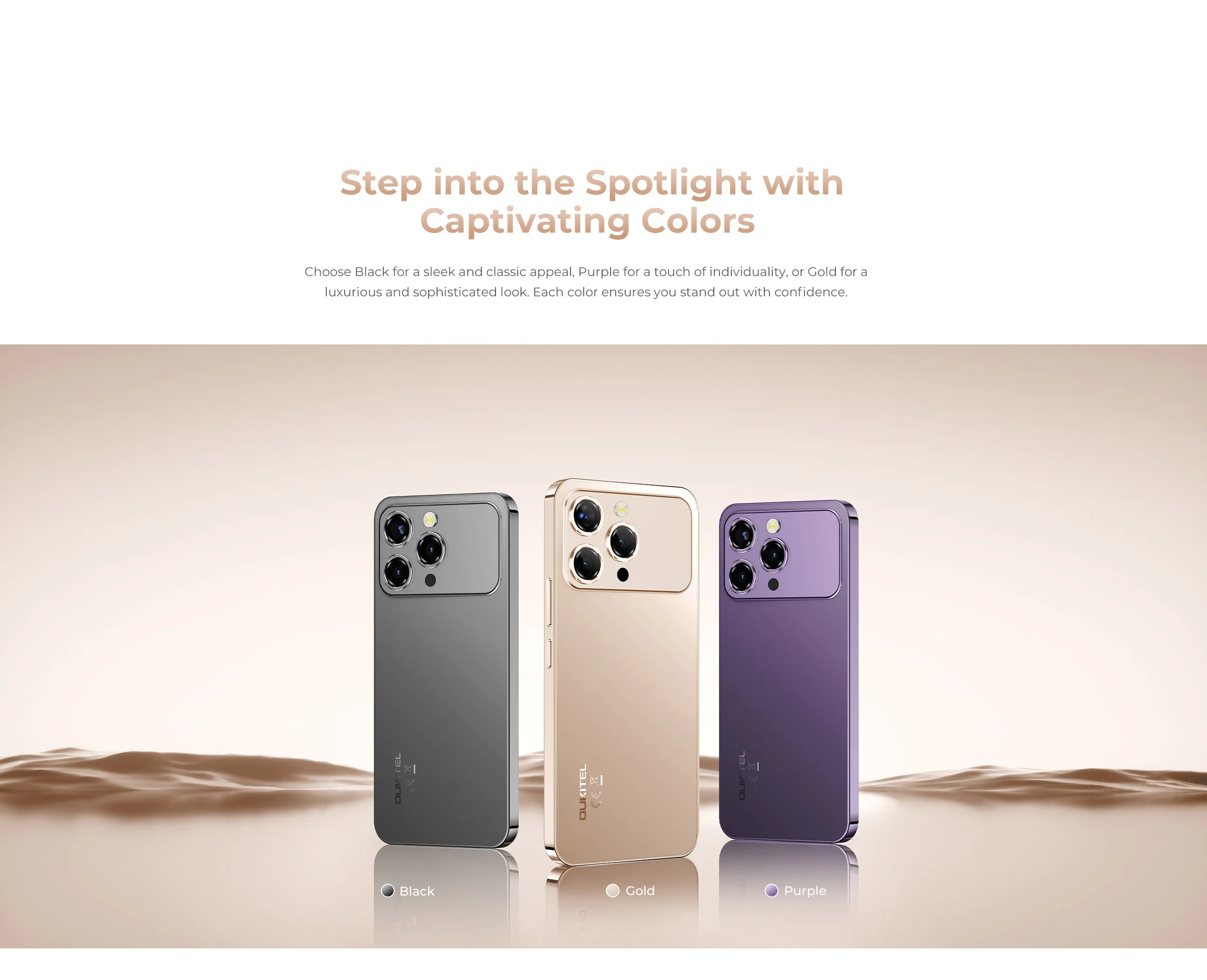 OUKITEL P1 PRO Smartphone 6.7" FHD+ AMOLED 120Hz Display 24GB+512GB Android Mobile Phone 5150mAh Battery 50MP Camera Helio G100