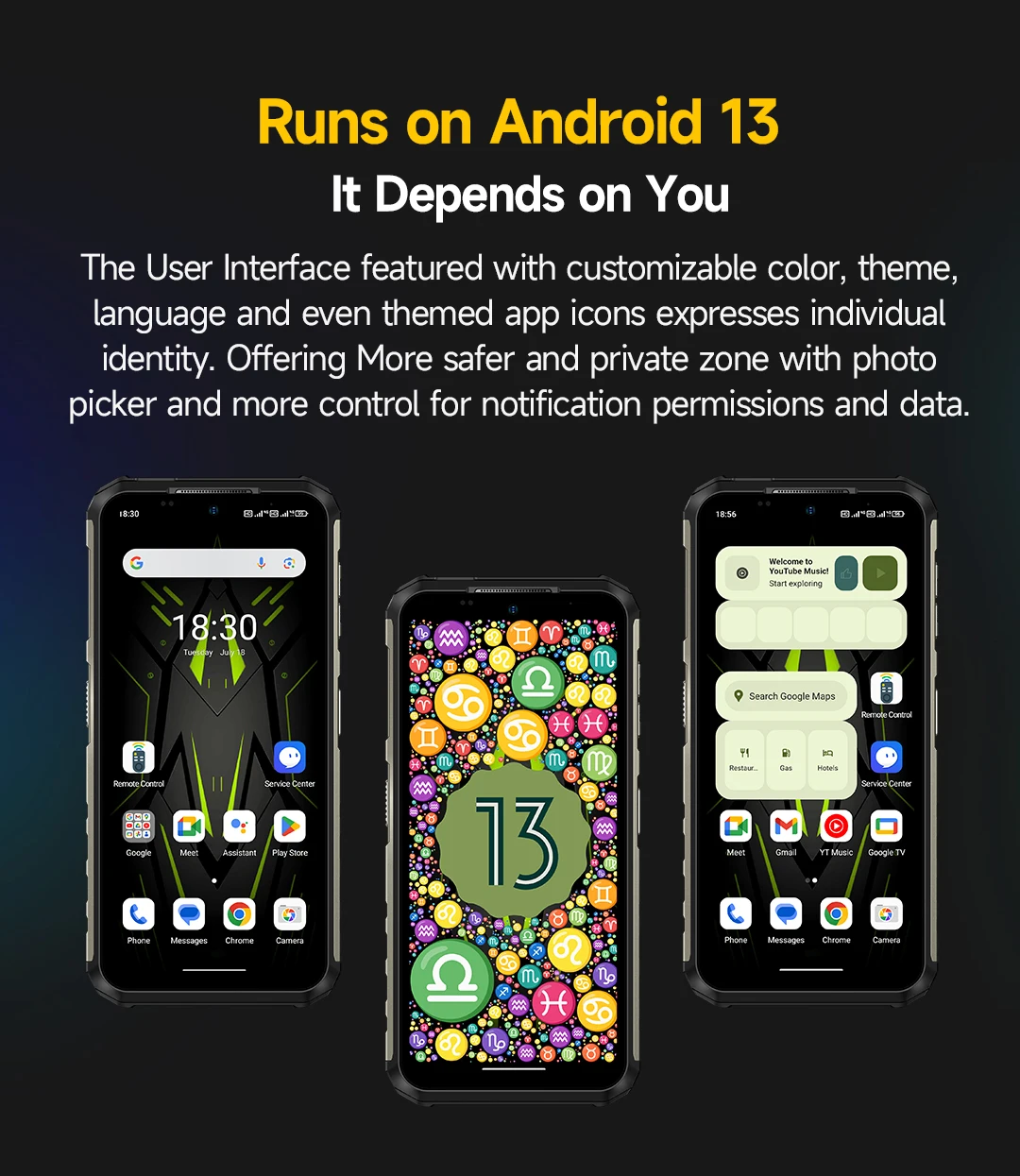 Ulefone Armor 22 Android 14,16GB (8+8GB RAM ),128GB/256GB ROM, 6.58" 120Hz ,6600mAh 33W,NFC,64MP Night Camera, Global Version