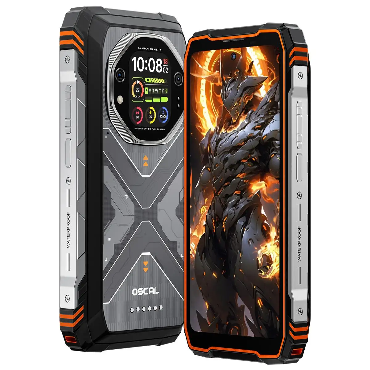 Blackview Oscal TANK 1 Rugged Phone 12GB+256GB 6.78'' Android 15 OS 4.2 Mediatek Dimensity 7050 20000mAh 64MP 5G NFC Smartphone
