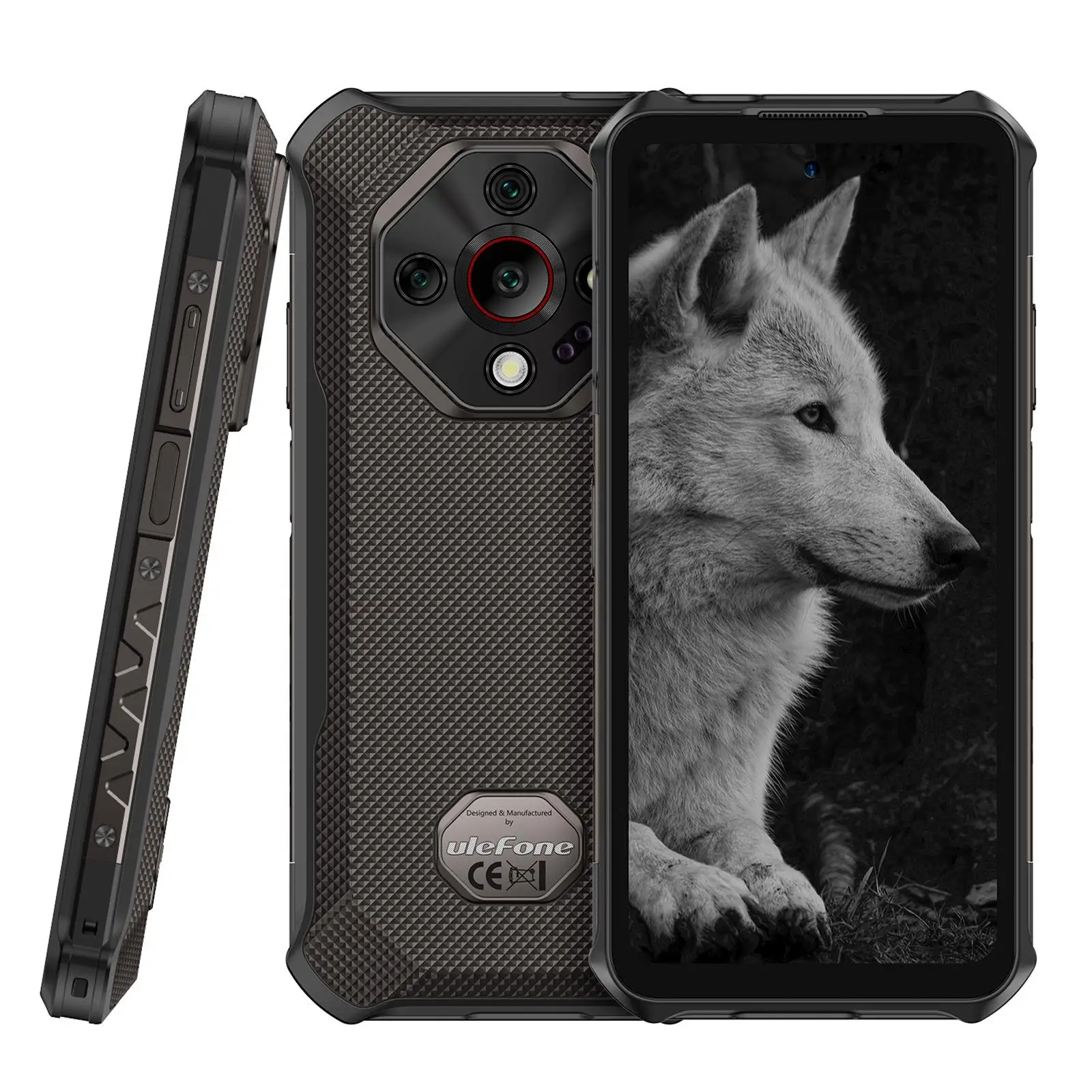 Ulefone Armor X16 Pro 5G Rugged Phone 8GB+256GB 120Hz Glare Flashlight 6.56” Android 15 MTK 6300 NFC 10360mAh Battery Smartphone