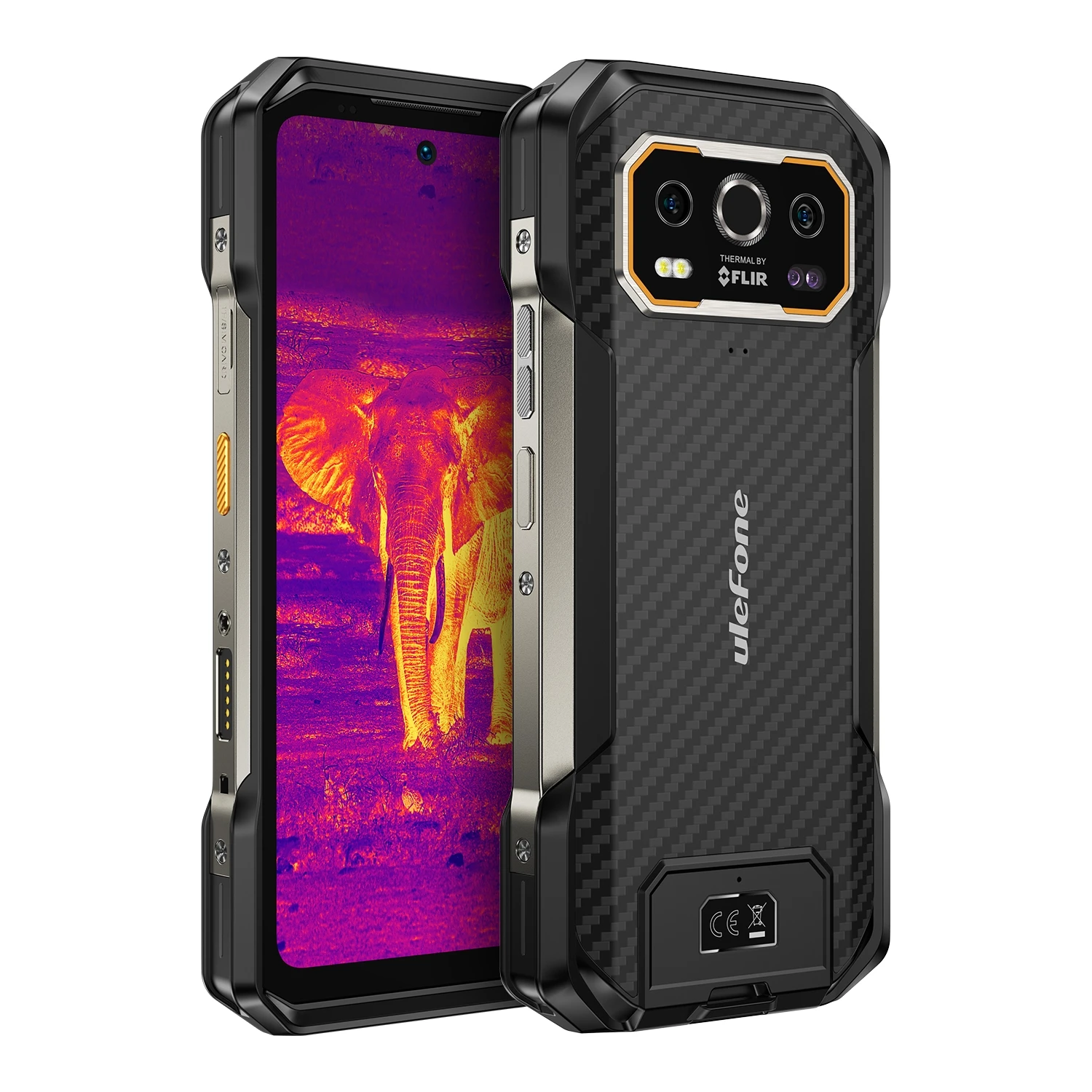 Ulefone Armor 27T+ Rugged Phone 12GB+256GB Thermal Imager 10600mAh 6.78'' Android 14 Helio G99 Night Vision 4G NFC Smartphone