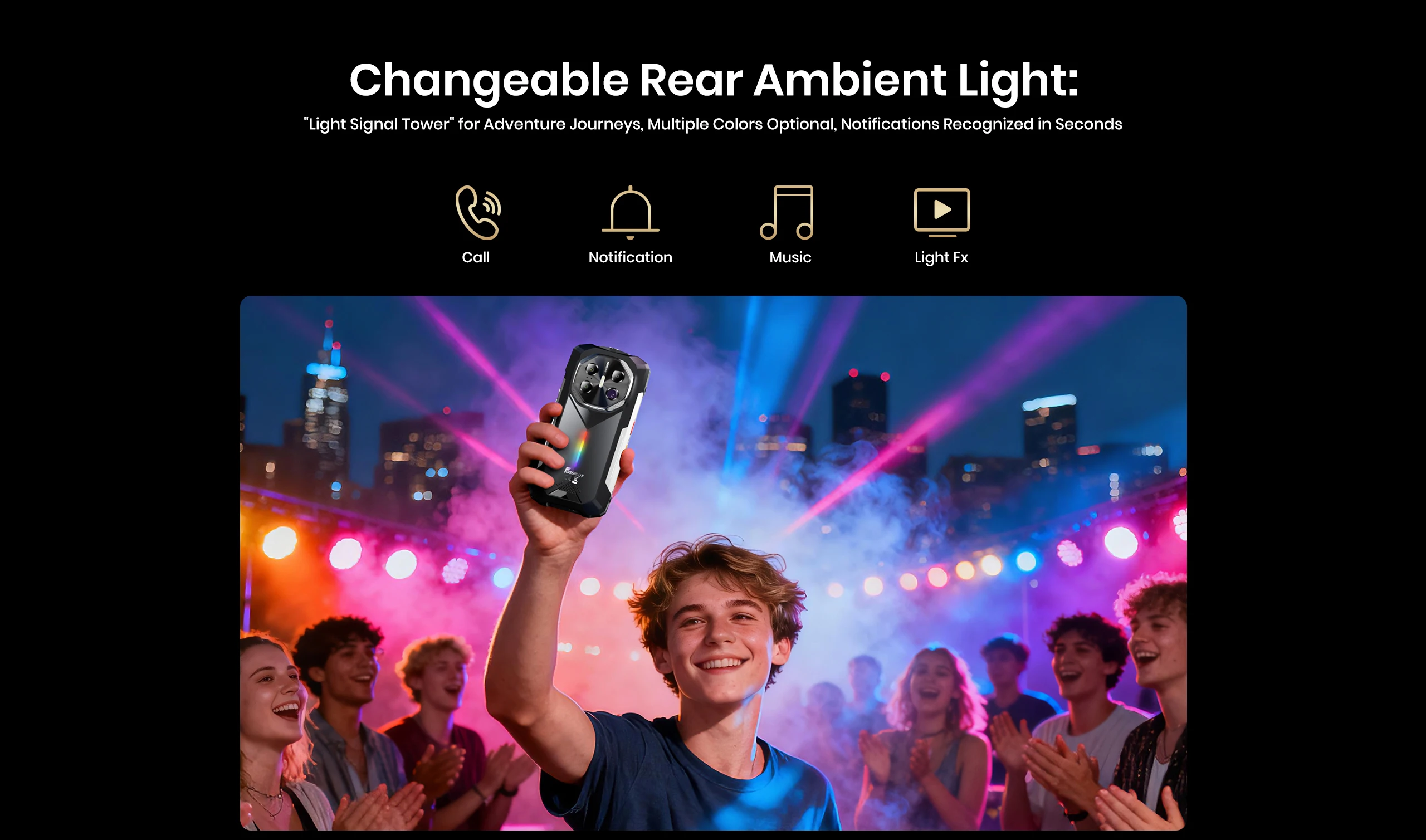 FOSSiBOT F113 Rugged Smartphone Unlocked, 36GB+256GB, 20000mAh 33W, Android, 108MP Cam, Waterproof, NFC, Camping Light