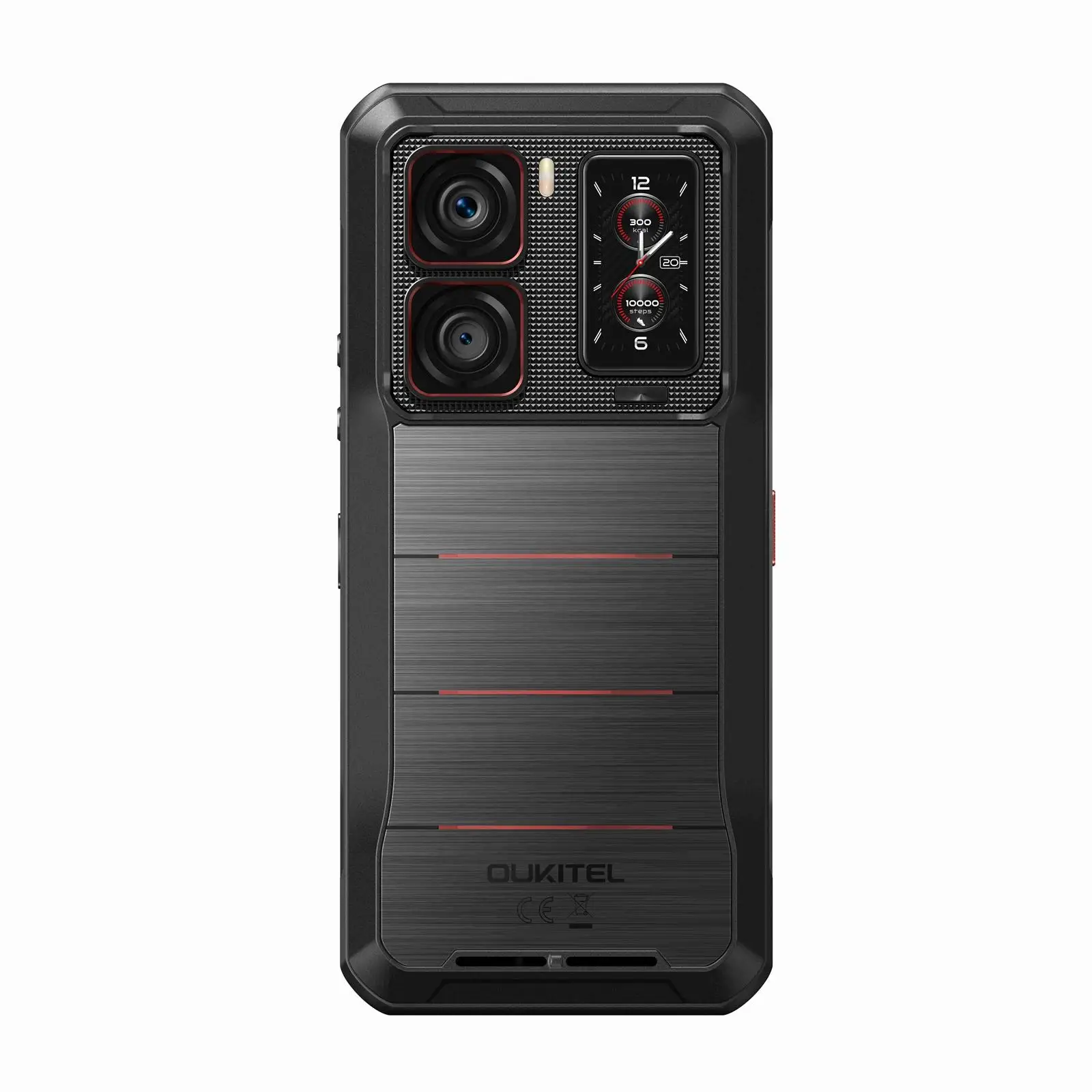 Oukitel WP300 Rugged Phone with Watch 12GB+512GB, 6.8 inch Android 15 camping Light MediaTek Dimensity 7050 NFC 5G Smartphone