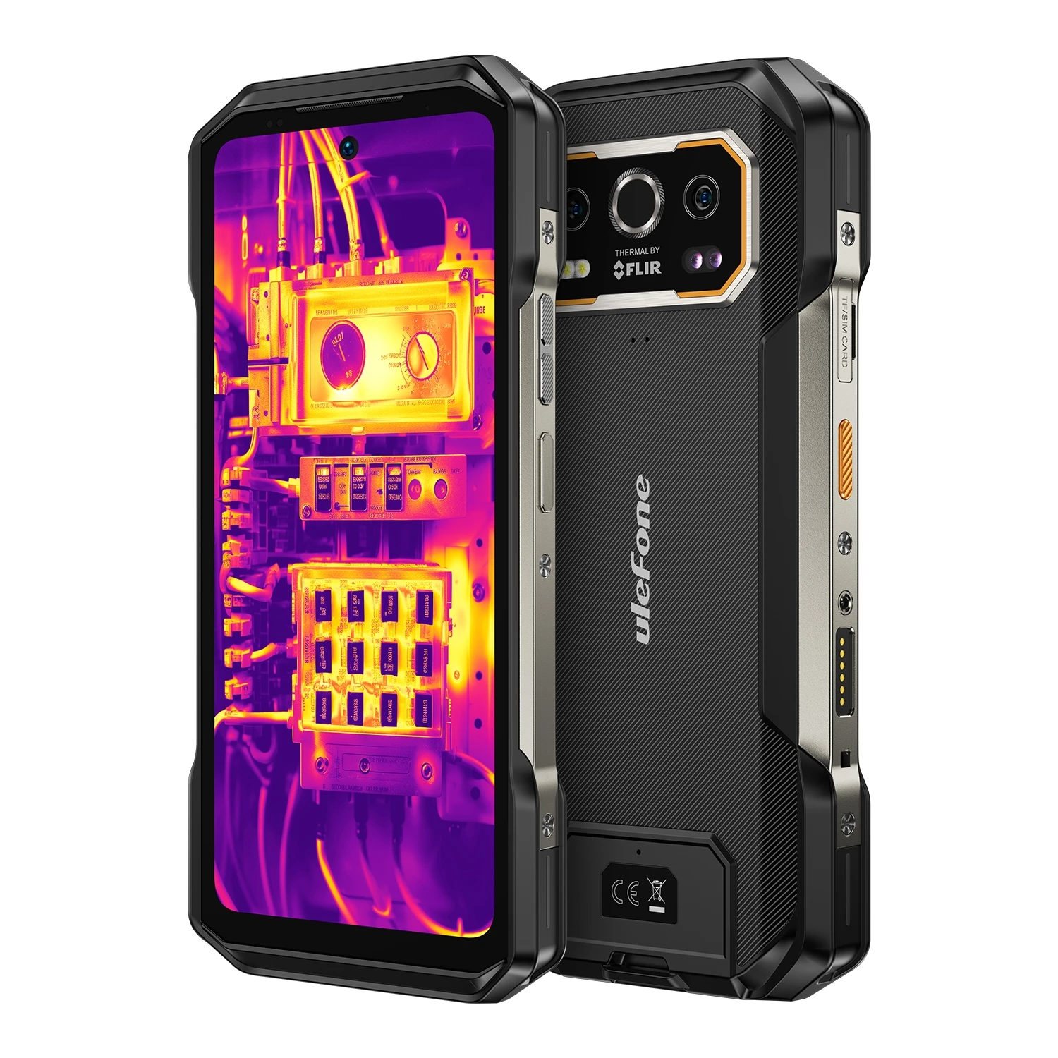 Ulefone Armor 27T Pro+ Rugged Phone 12GB+256GB 5G 6.78'' Thermal Imaging Night Vision 10600mAh Android 15 MTK 6300 Smartphone