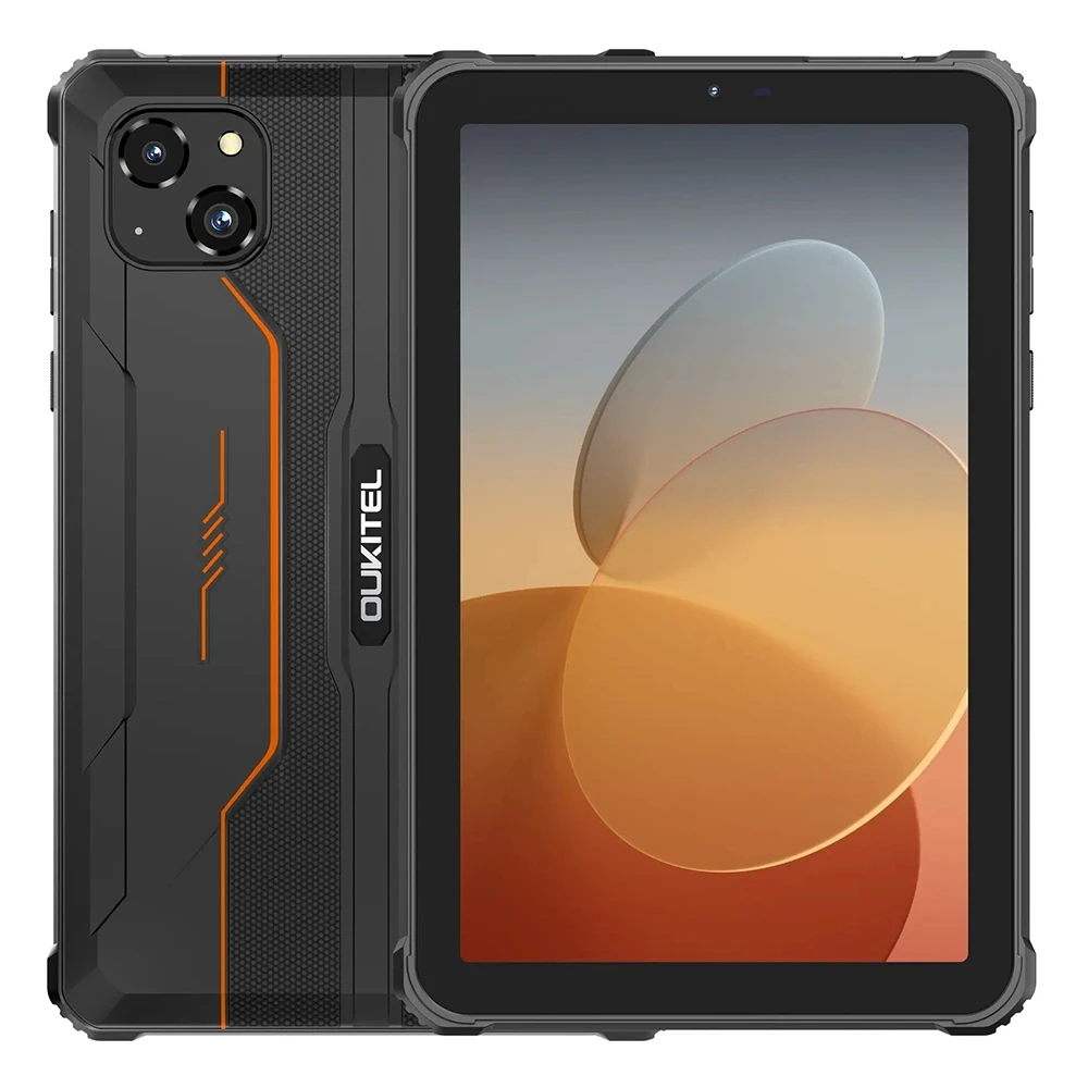 OUKITEL RT3 Pro Rugged Tablet PC 4GB+128GB 8.0'' Android 14 MediaTek G81 Octa Core 5150mAh 33W Tablet PC