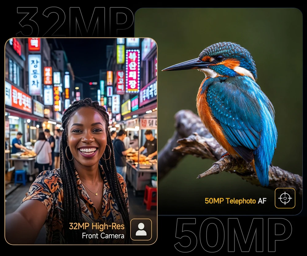 Unihertz 8849 TANK 5 Rugged 5G Smartphone with 2K Projector 9400e CPU 3K AMOLED 17600mAh 18+512GB Support ESIM WiFi 7 Android 16