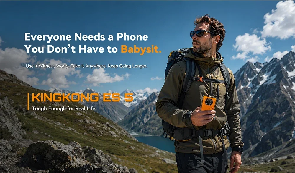 2026 Cubot KingKong ES 5 6.88 Inch 4G Rugged Smartphone Android 16 120Hz IP69K Screen Up To 24GB RAM 256GB ROM 7000mAh Phone NFC