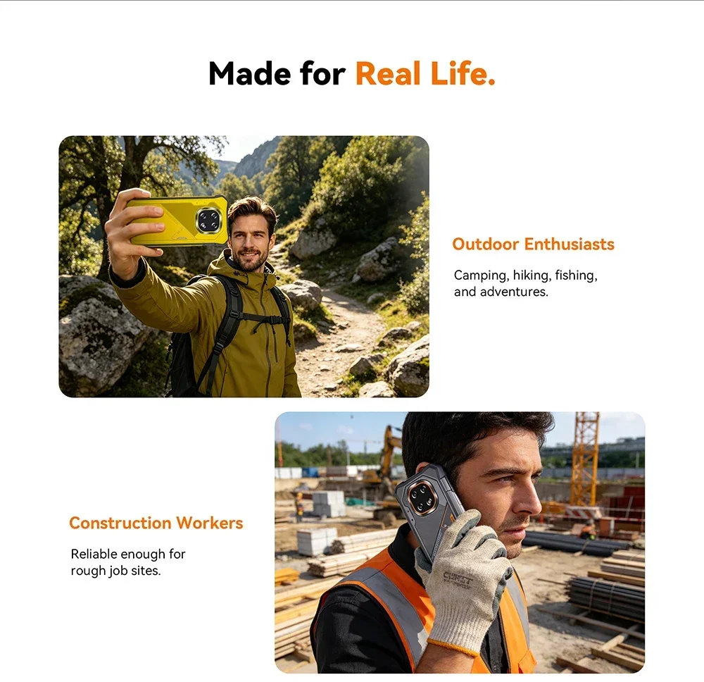 2026 Cubot KingKong ES 5 6.88 Inch 4G Rugged Smartphone Android 16 120Hz IP69K Screen Up To 24GB RAM 256GB ROM 7000mAh Phone NFC