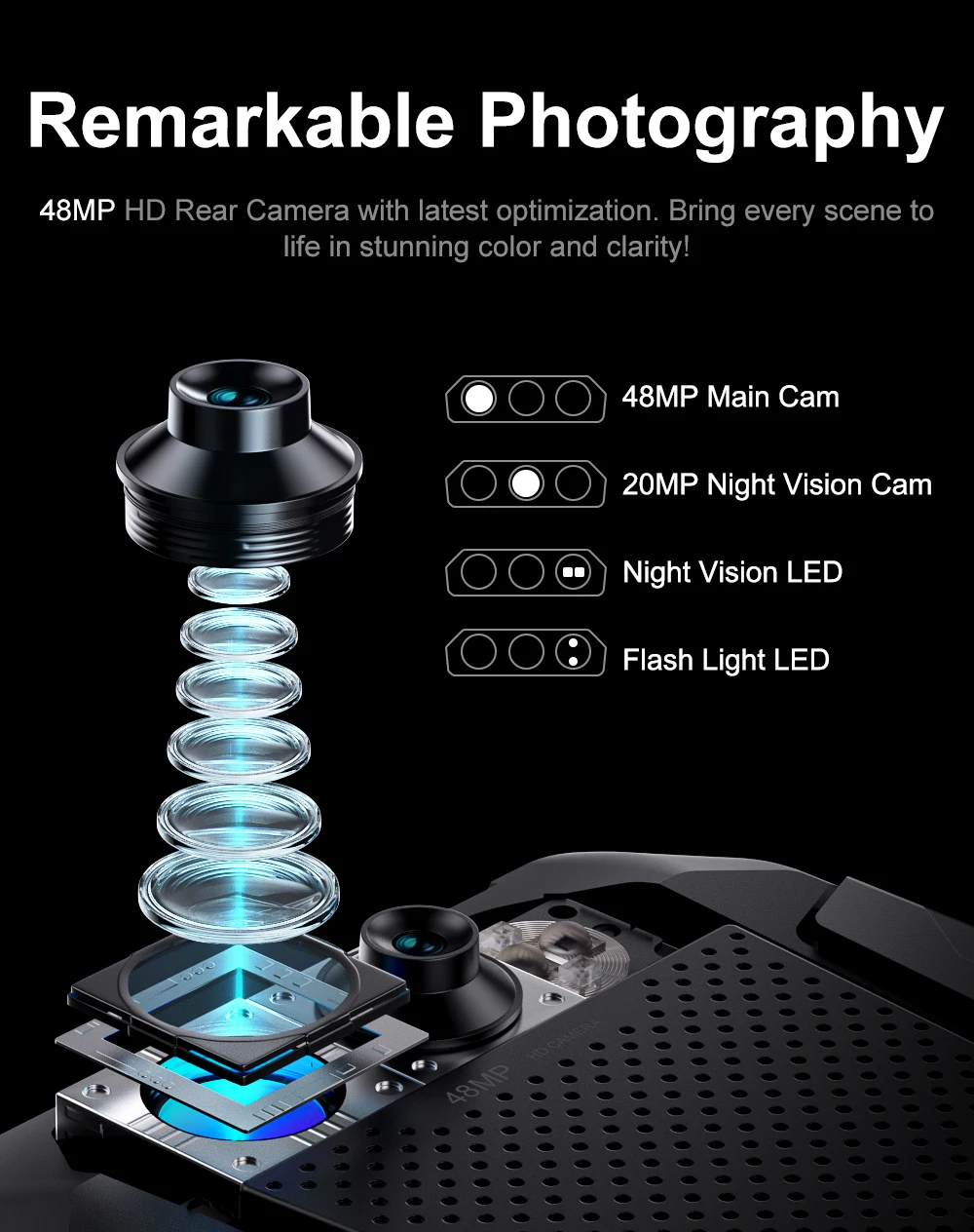 FOSSiBOT F106 Pro Rugged Smartphone15(8 + 7)GB RAM 256GB ROM 12000mAh 6,58 " 48MP Helio G85 Android 14 Phone Double SIM 4G