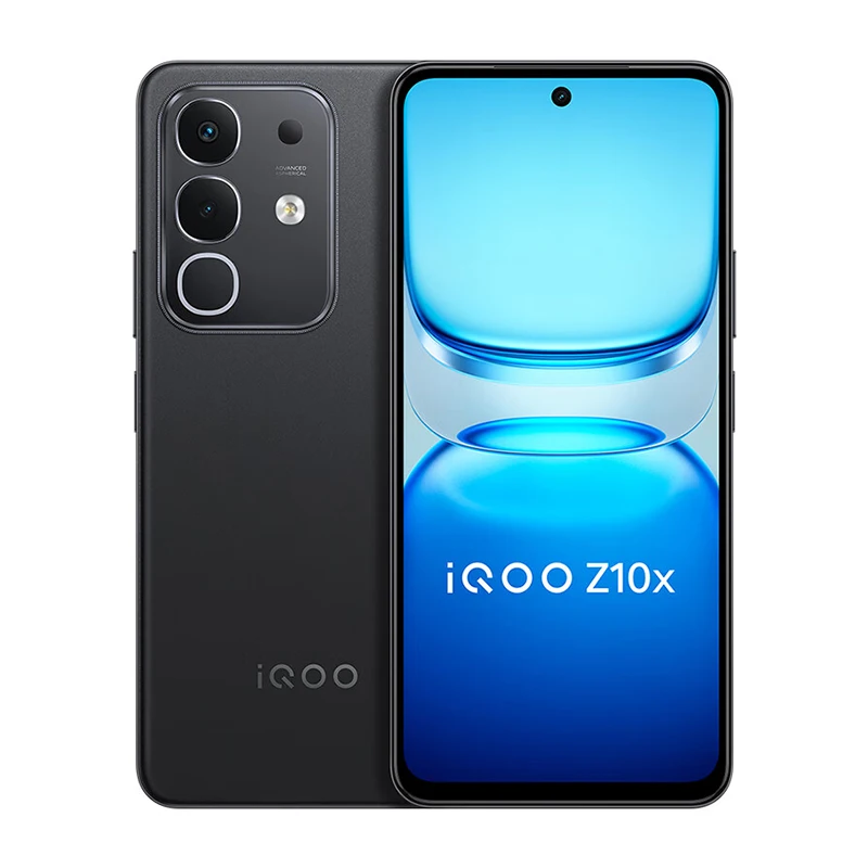 Original Vivo Iqoo Z10X Mobile Phone 6.72" LCD 120HZ 50.0MP Camera 44W Charge 6500mAh Battery Dimensity 7300 Android 15.0 OTA